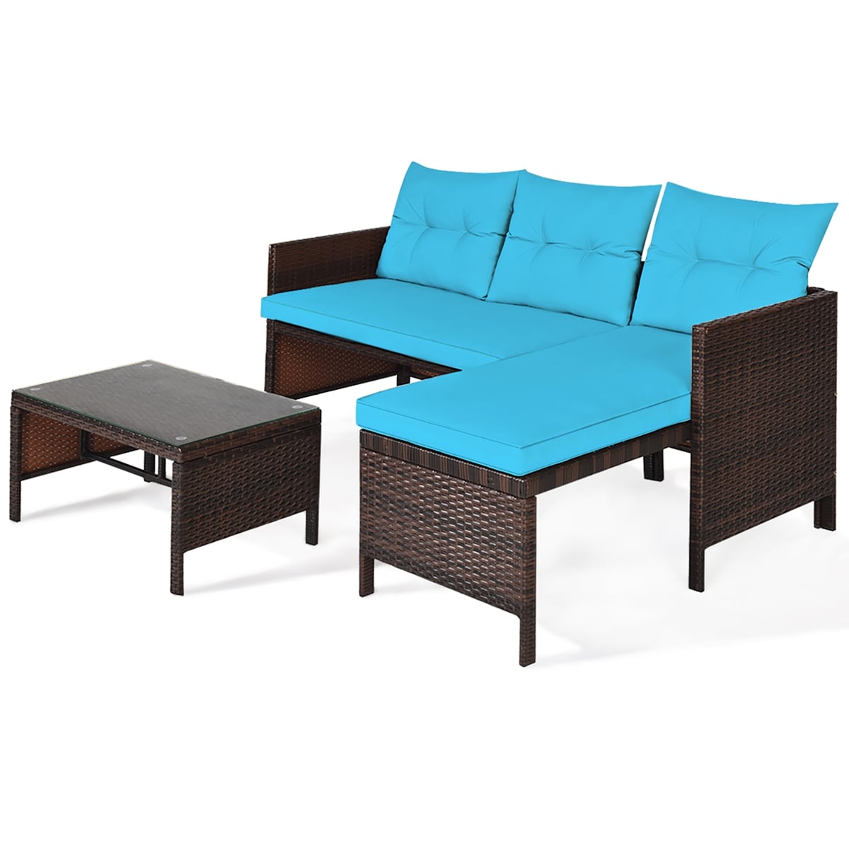 Costway HW63870TU Patio-Conversation-Sets - View #3