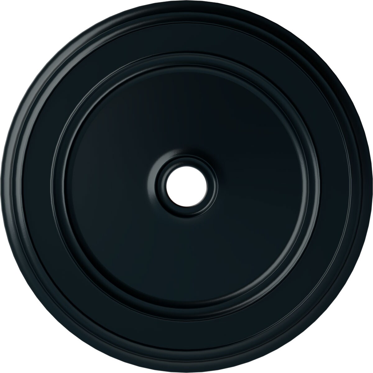 Ekena Millwork CM41CLNSF Classic 41.125-in W x 41.125-in L Painted Night Shade Polyurethane Whole Ceiling Medallion