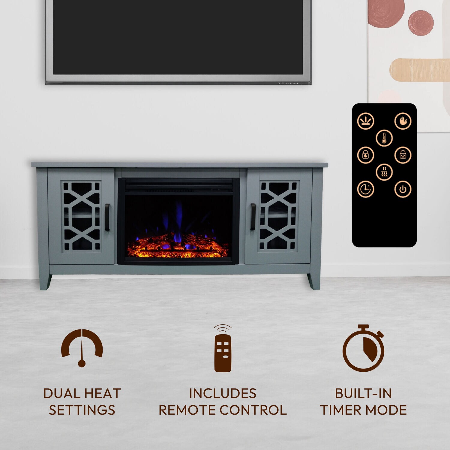 Cambridge CAM5414-1SBLLG3 Electric-Fireplaces - View #3