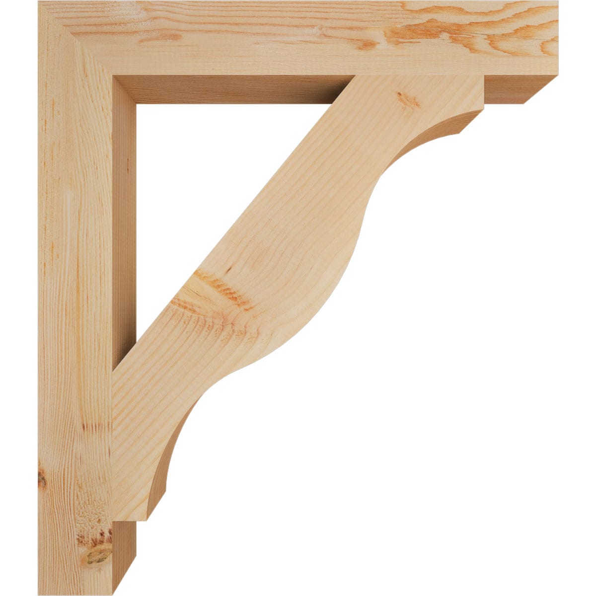 Ekena Millwork BKT04X28X32FST05SDF Exterior-Brackets-Braces - View #3