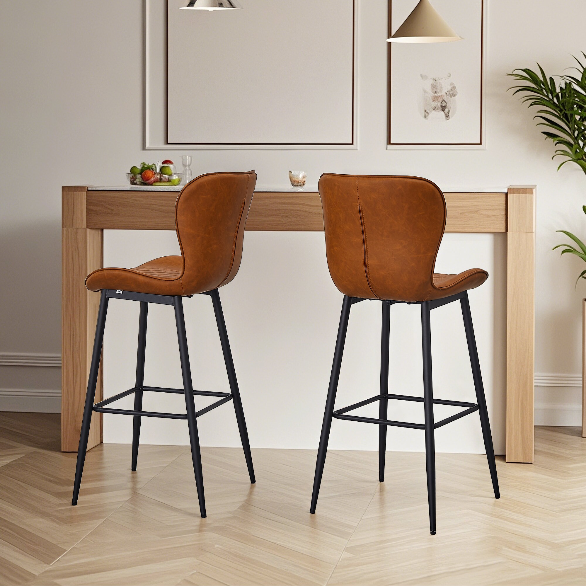 Vecelo LOE-CC01-BRN stools - View #4
