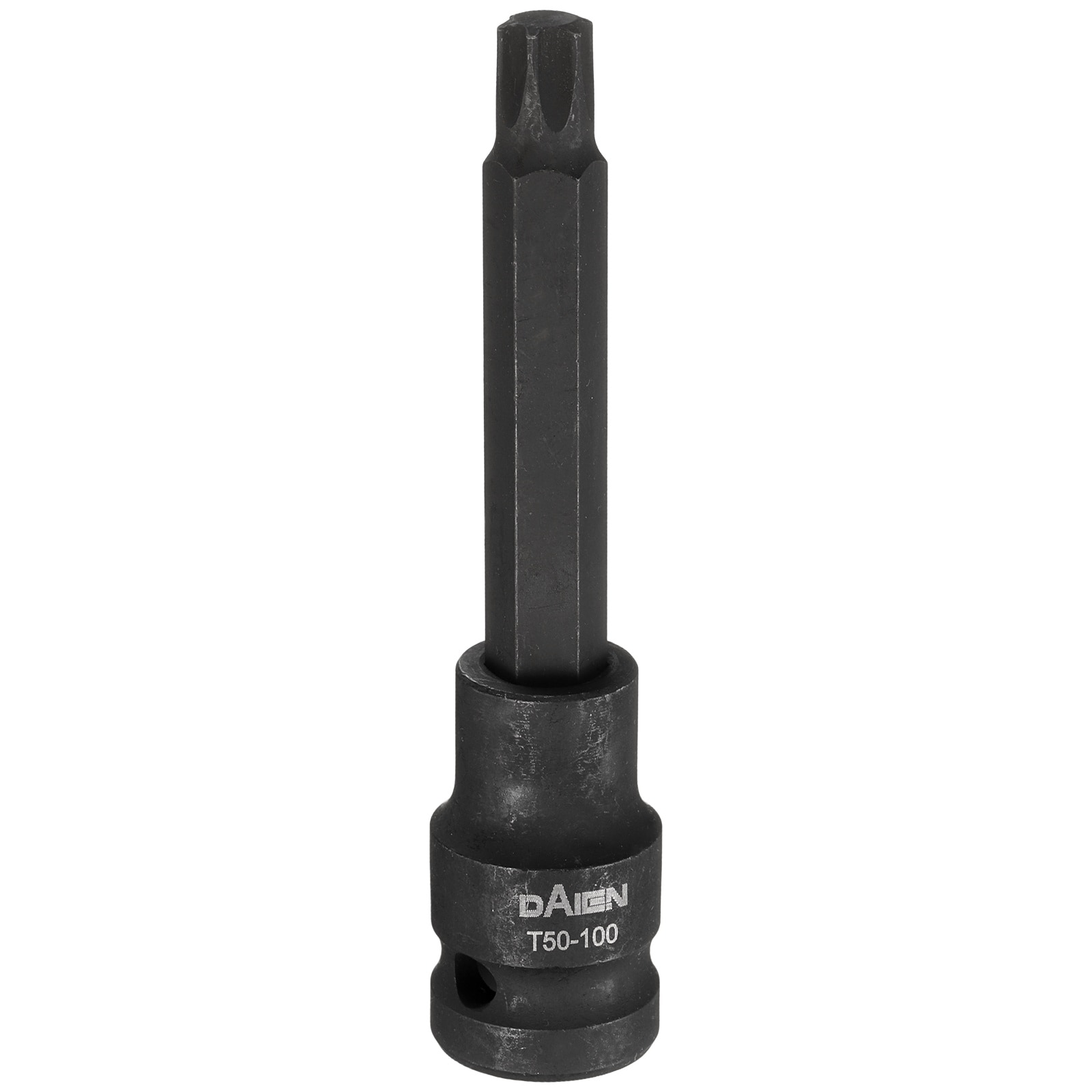 Harfington T50 Torx Bit Socket 100mm/3.94 Inch Length 1/2 Inch Square Drive Star 6 Point Extension Impact Bit Power Nut Driver Set S2 Steel Socket Ratchet Wrench Bits Black