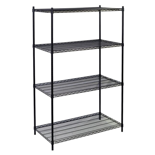 Heavy Duty Wire Utility Shelving Unit, Steel Wire Shelving Unit With Wheels