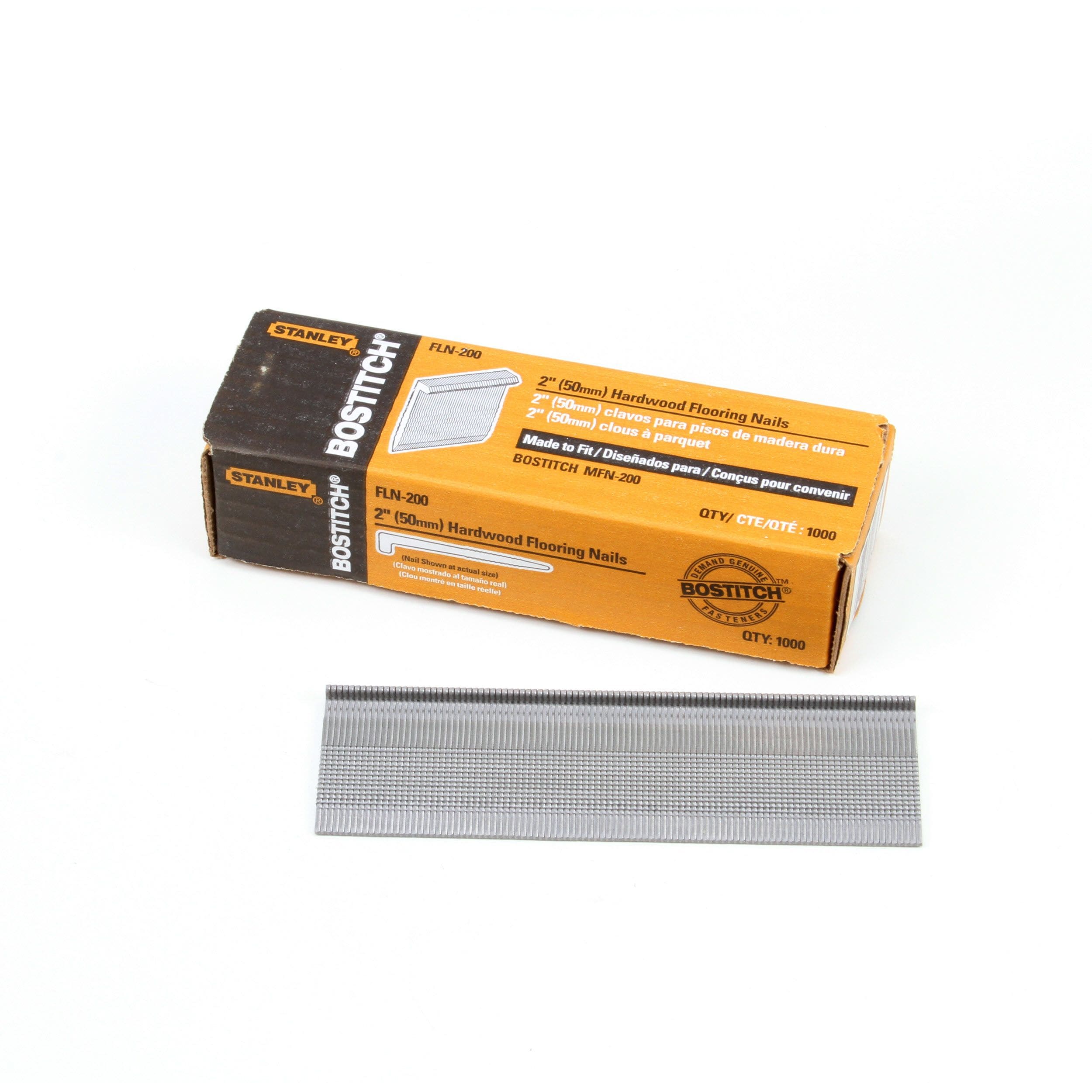 Fln-200 Bostitch Flooring Nails 2-Inch L-Nail 1000-Pack 