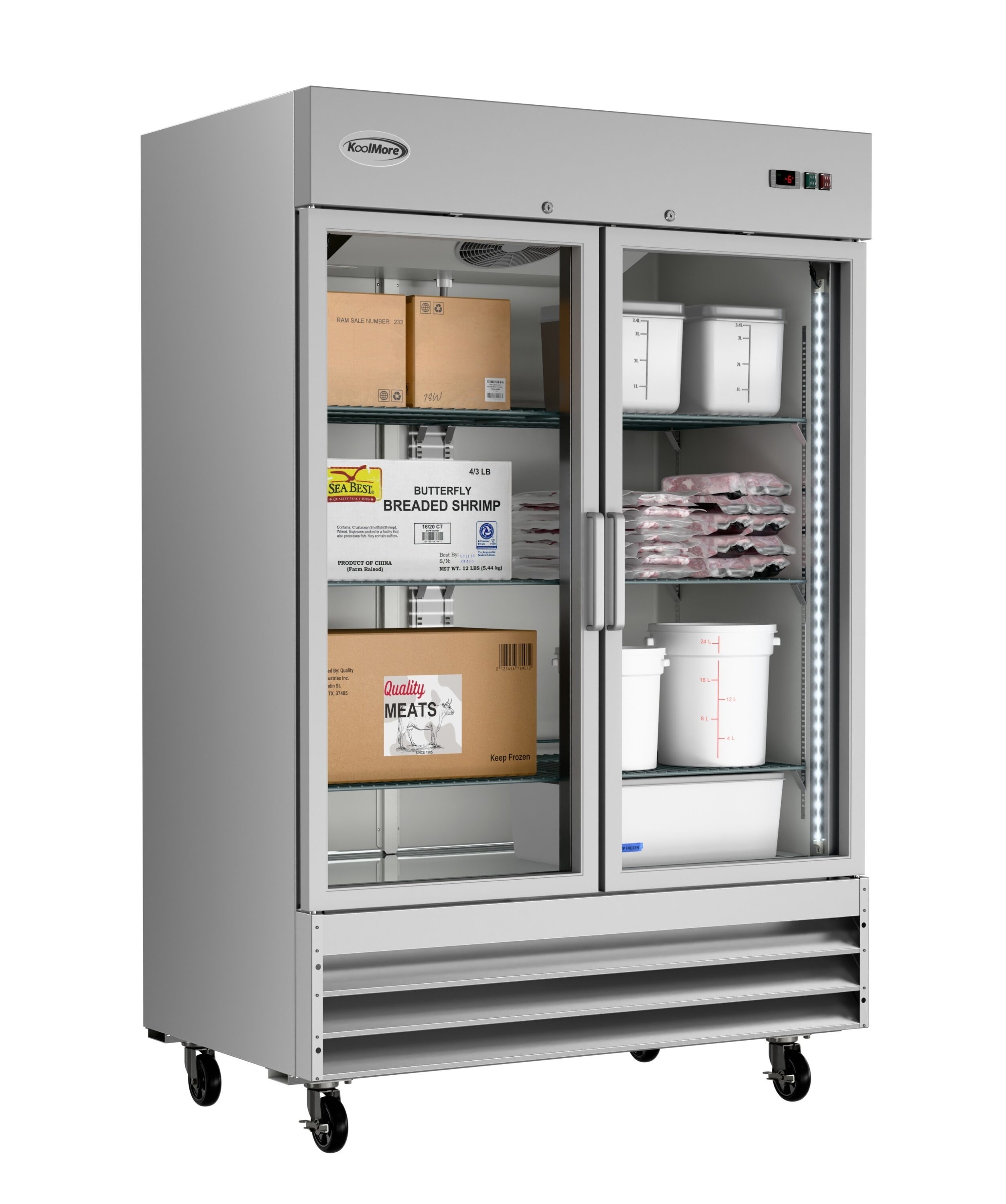 KoolMore LOW-RIF-2D-GD Commercial-Freezers - View #4