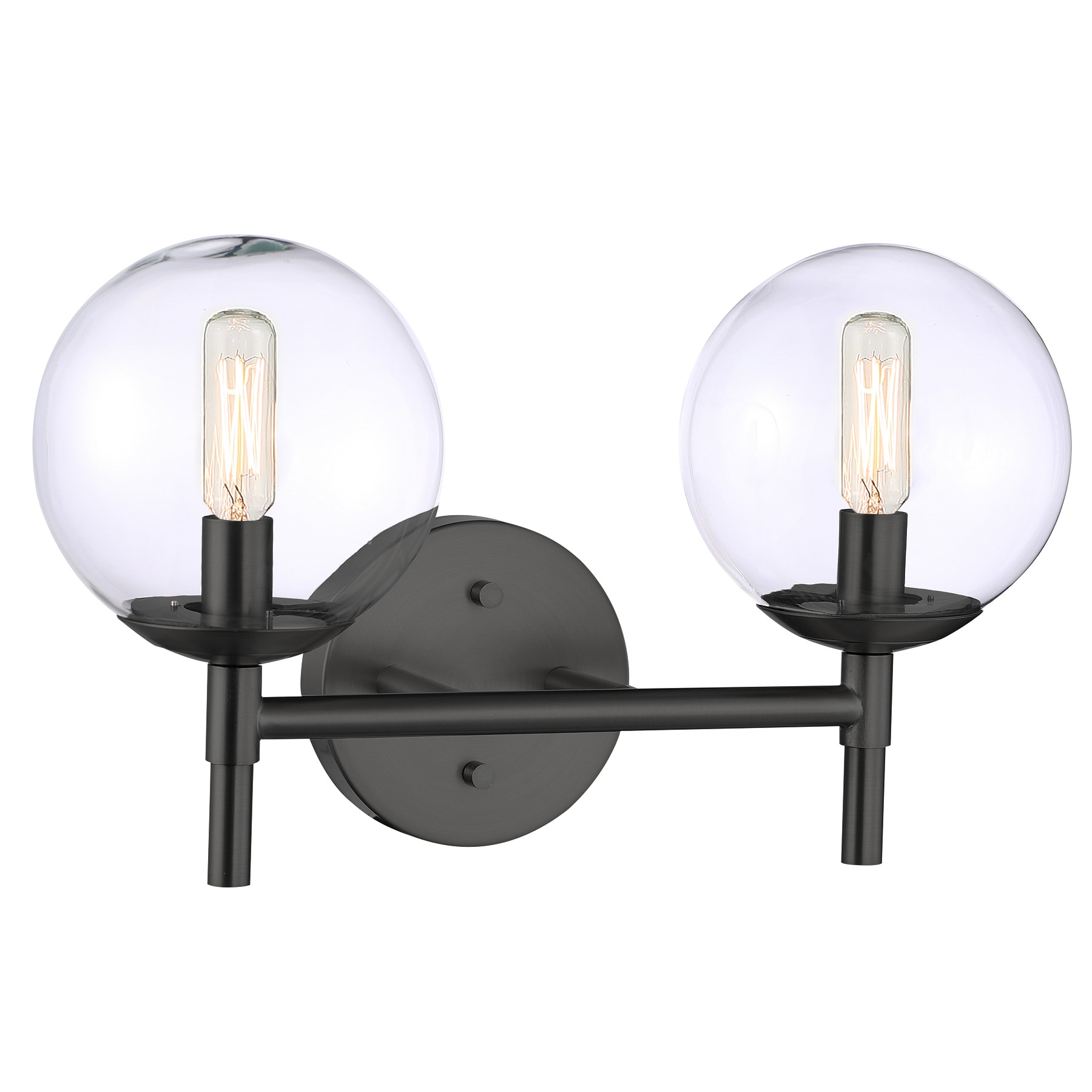 Minka Lavery 2792-66A Auresa 15.75-in 2 -Light Matte Black Transitional Vanity light bar