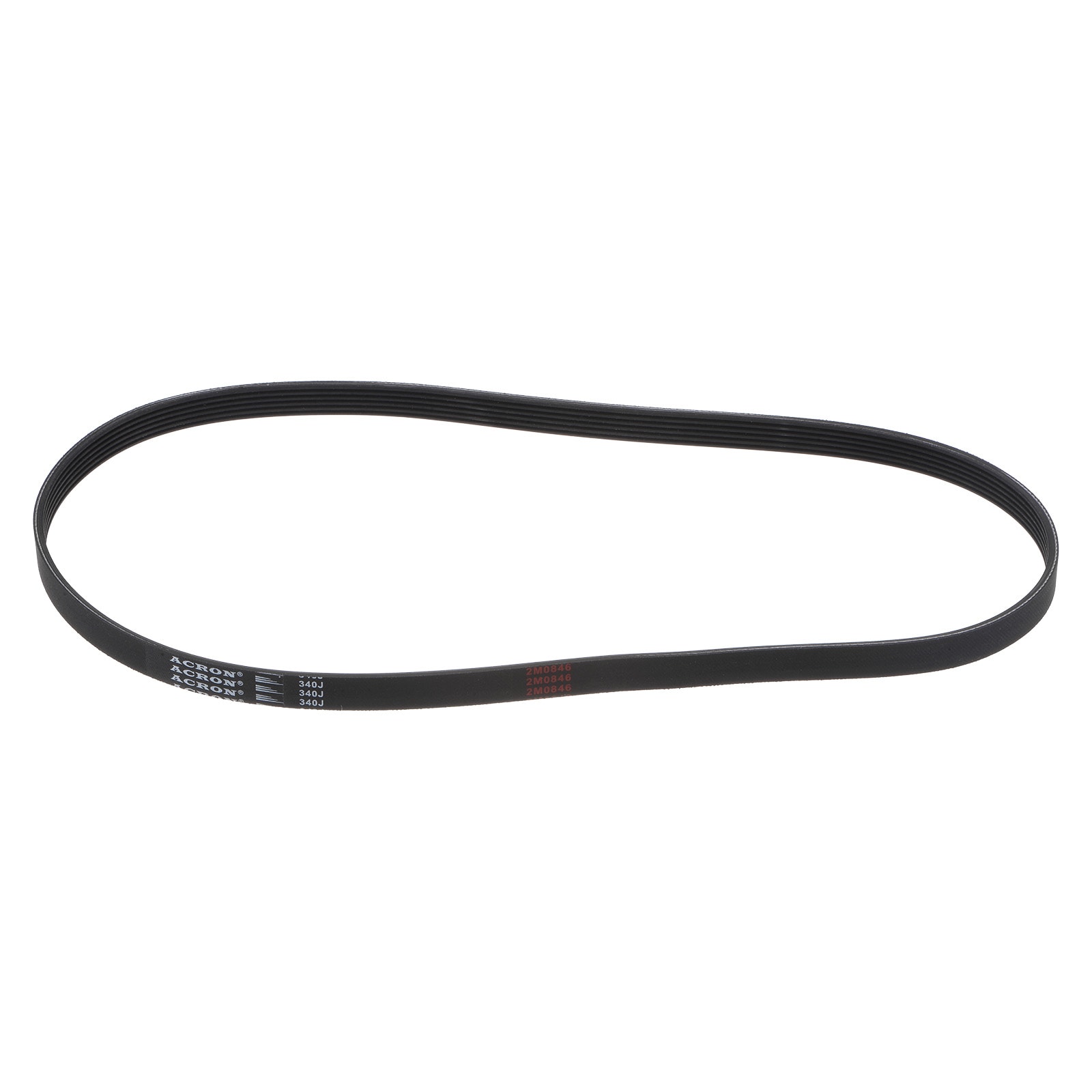 Unique Bargains 340J6 PJ V-Ribbed Belt 6 Ribs 34inch Length x 0.55inch Width EPDM Poly V Belt