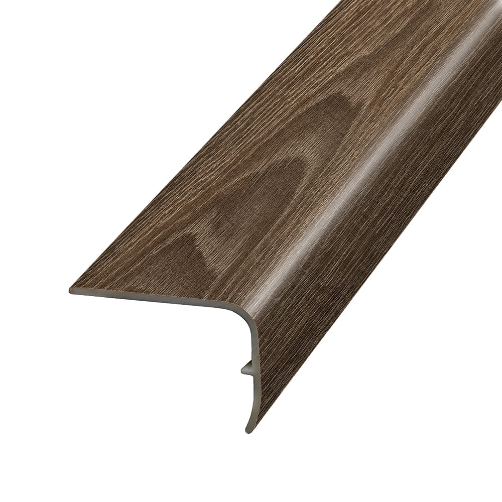 Project Source VSNPL-03966 1.88-in x 78.7-in x 1.32-in Beauvillon Prefinished Vinyl Overlap Stair Nosing
