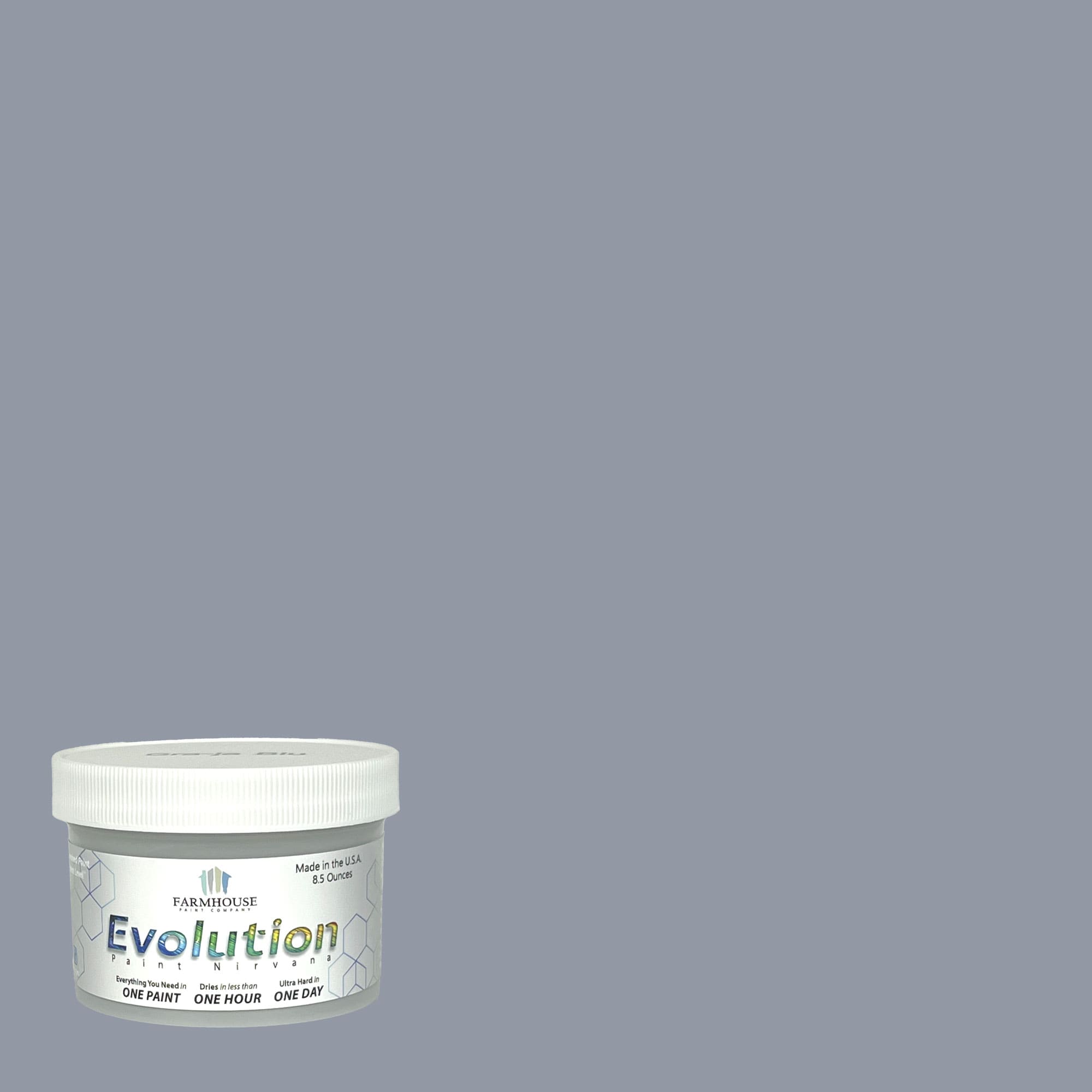 Evolution Paint EVP-GB-8 Satin Gra-ja Blu Enamel ( Half-pint )