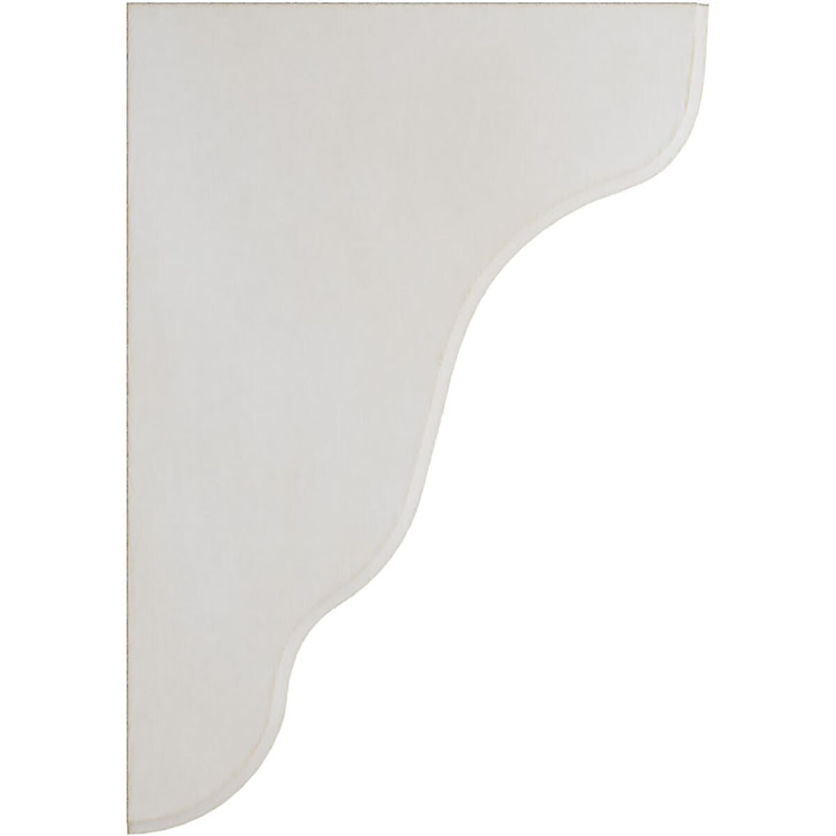 Ekena Millwork BKTWD02X05X08PLWH Exterior-Brackets-Braces - View #3