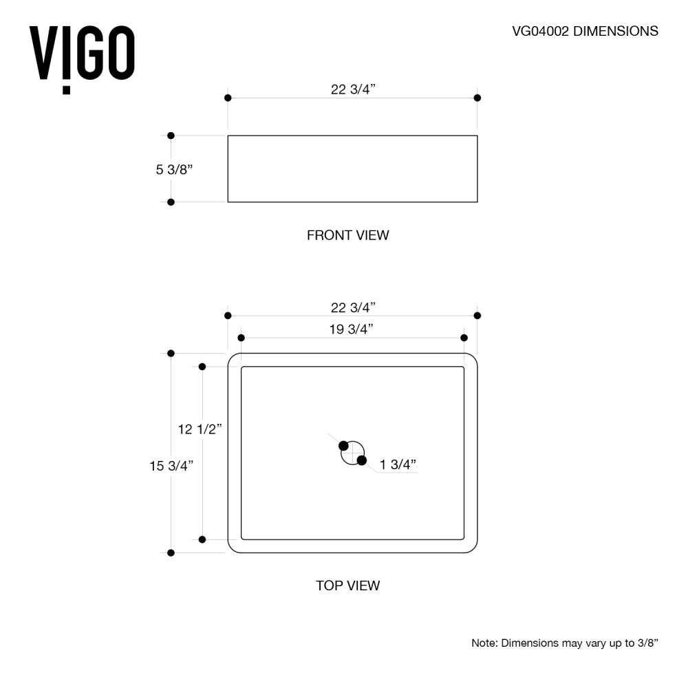 VIGO VGT1454 Bath-Sink - View #10