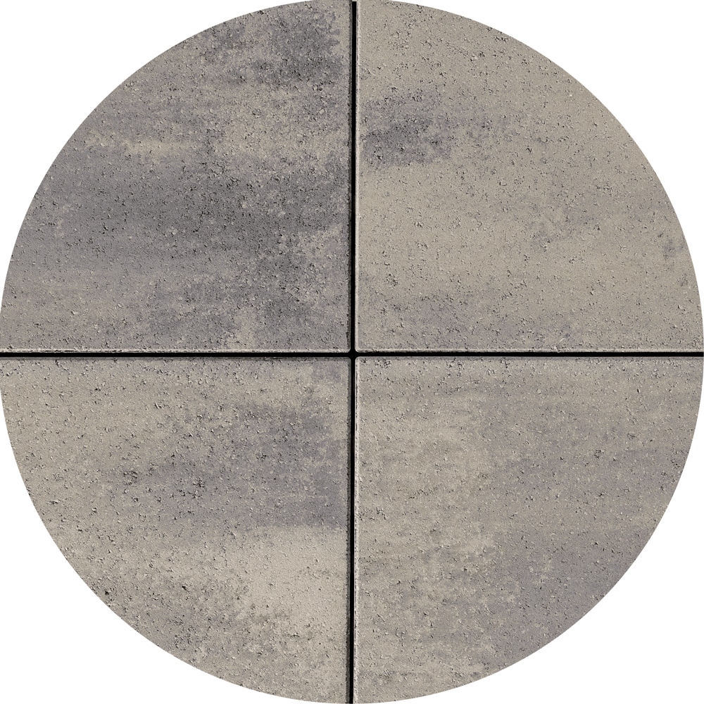 Techo-Bloc Modern Yard 24-in L x 12-in W x 2.375-in H Rectangle Shale Grey Concrete Patio Stone