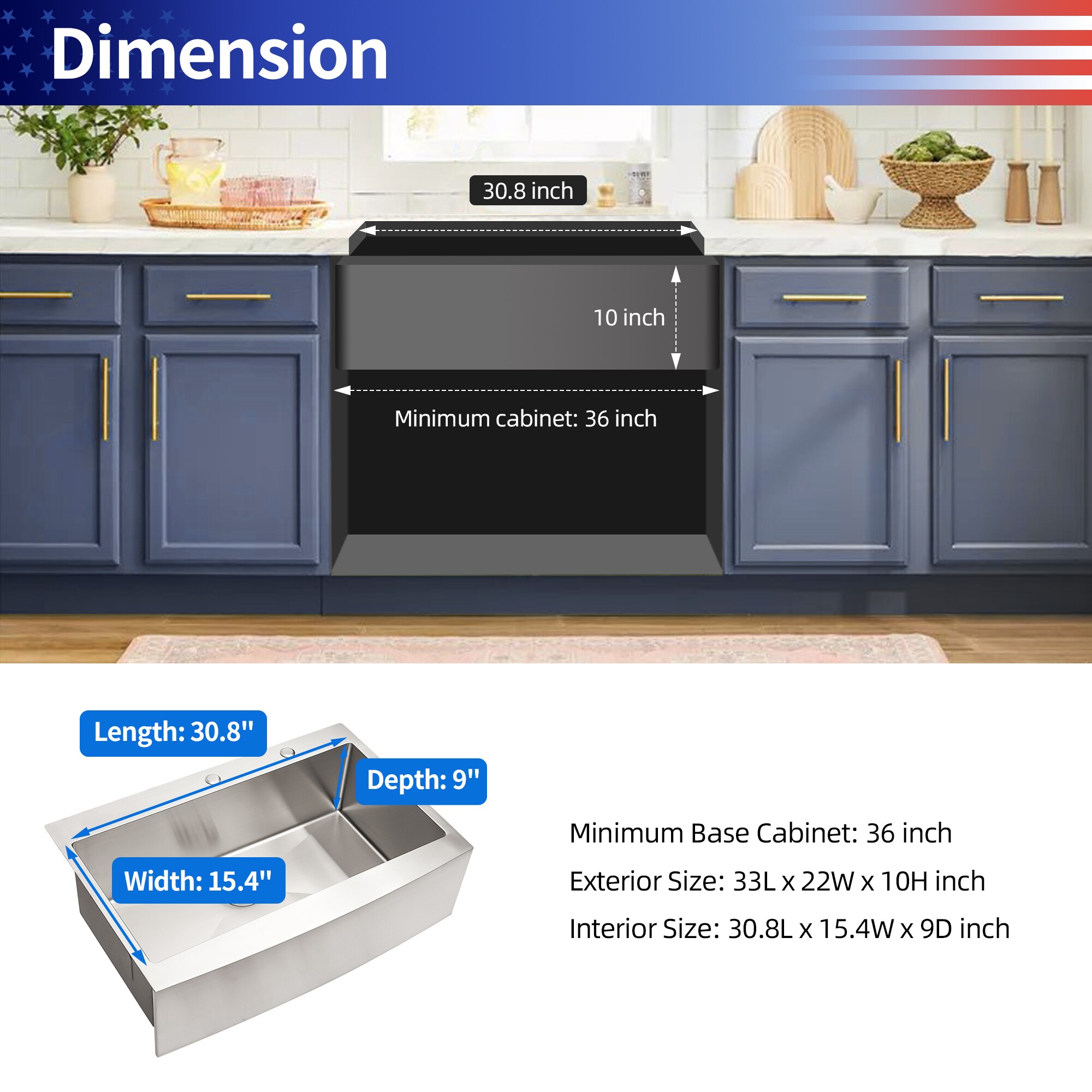 Rainlex RX-SS08-3322 Kitchen-Sinks - View #9