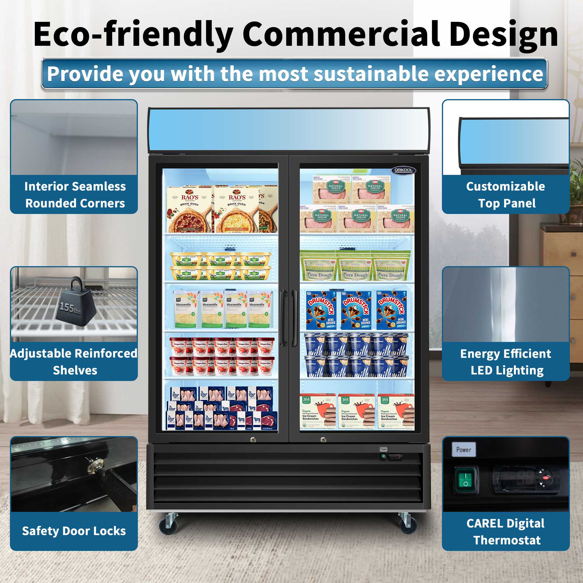 Xspracer ML-CF139 Commercial-Freezers - View #3