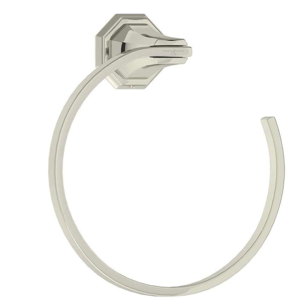 Rohl U.6135PN Deco Wall Mount Towel Ring - Polished Nickel