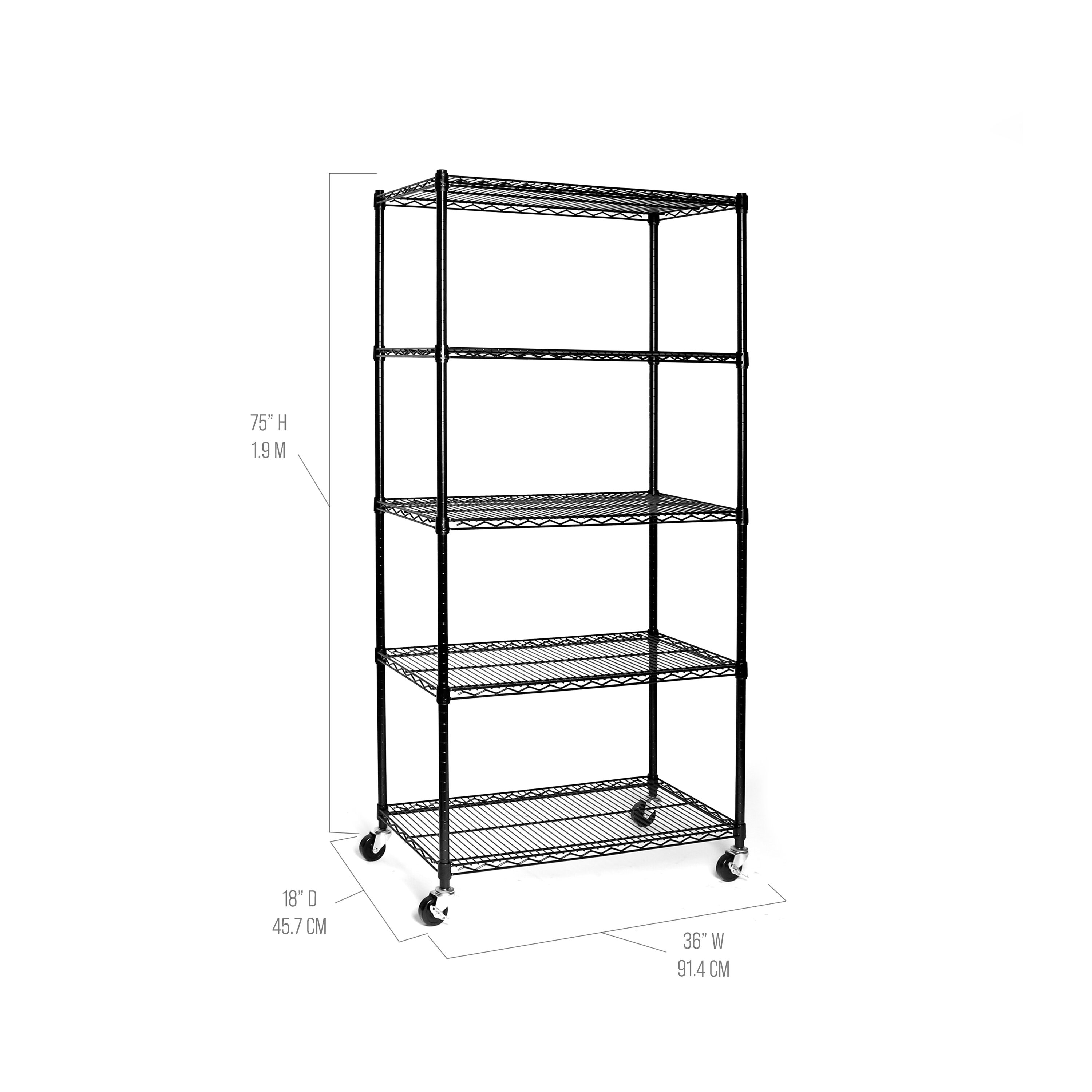 Seville Classics WEB691 Free-Standing-Shelving - View #3