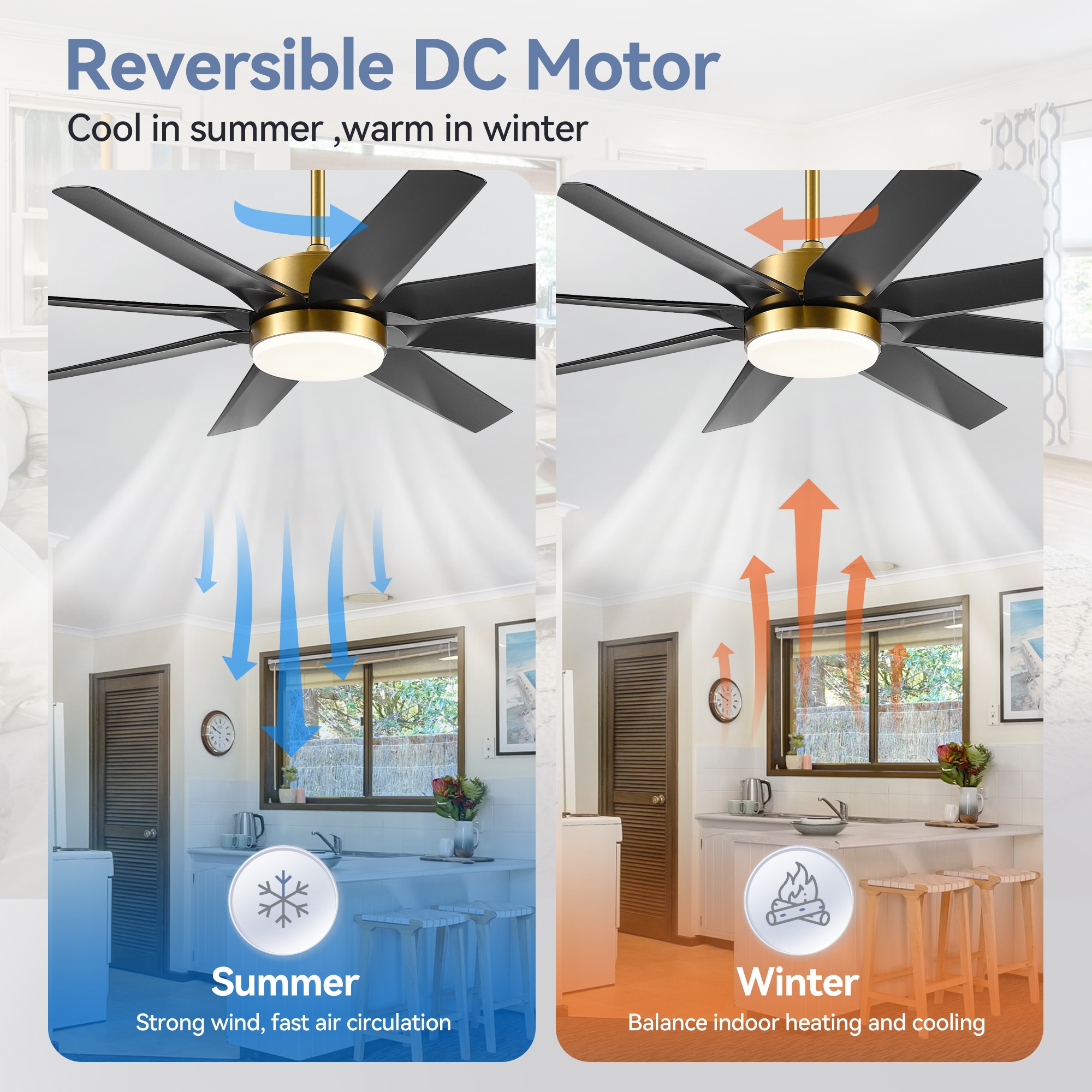 Breezary 23043-GB Ceiling-Fans - View #5