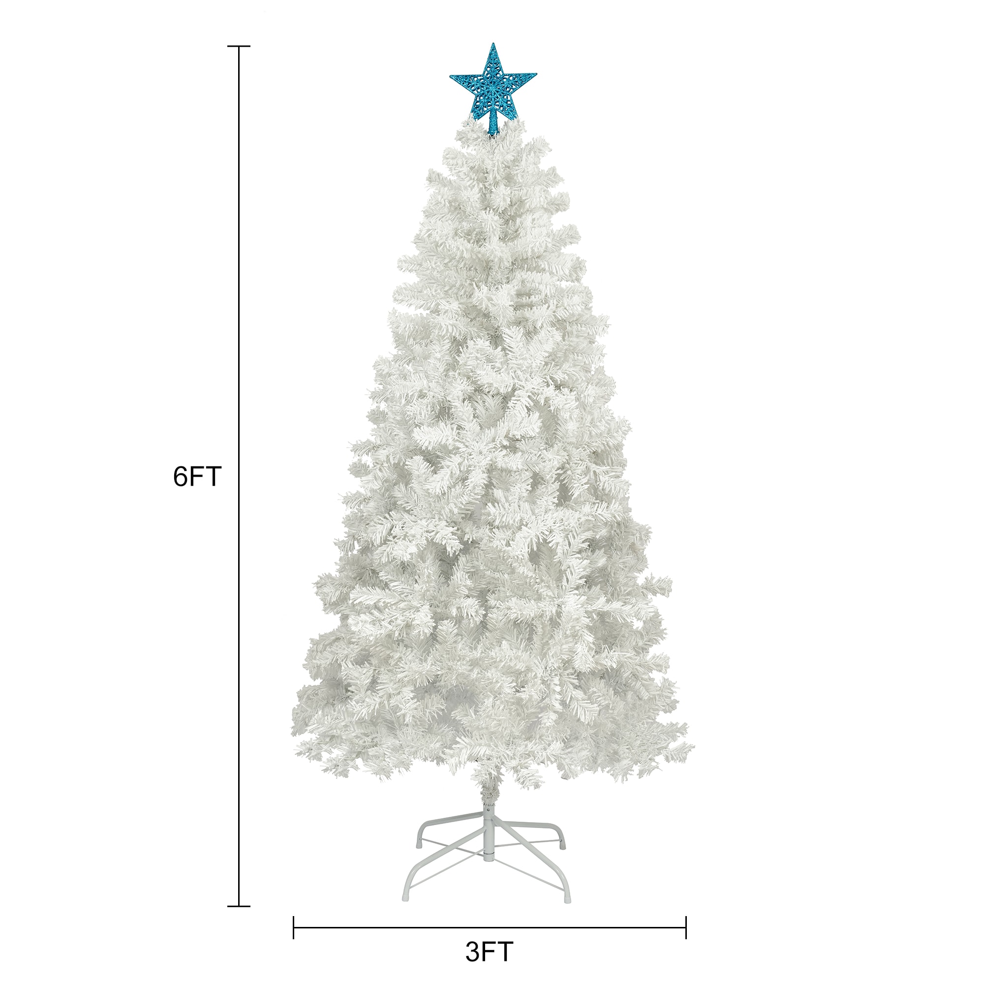 WELLFOR YA754460GN Artificial-Christmas-Trees - View #2
