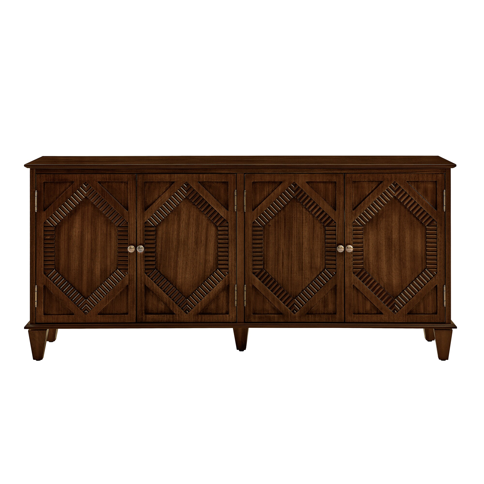SINOFURN SYA330190WD Contemporary/Modern Walnut Sideboard