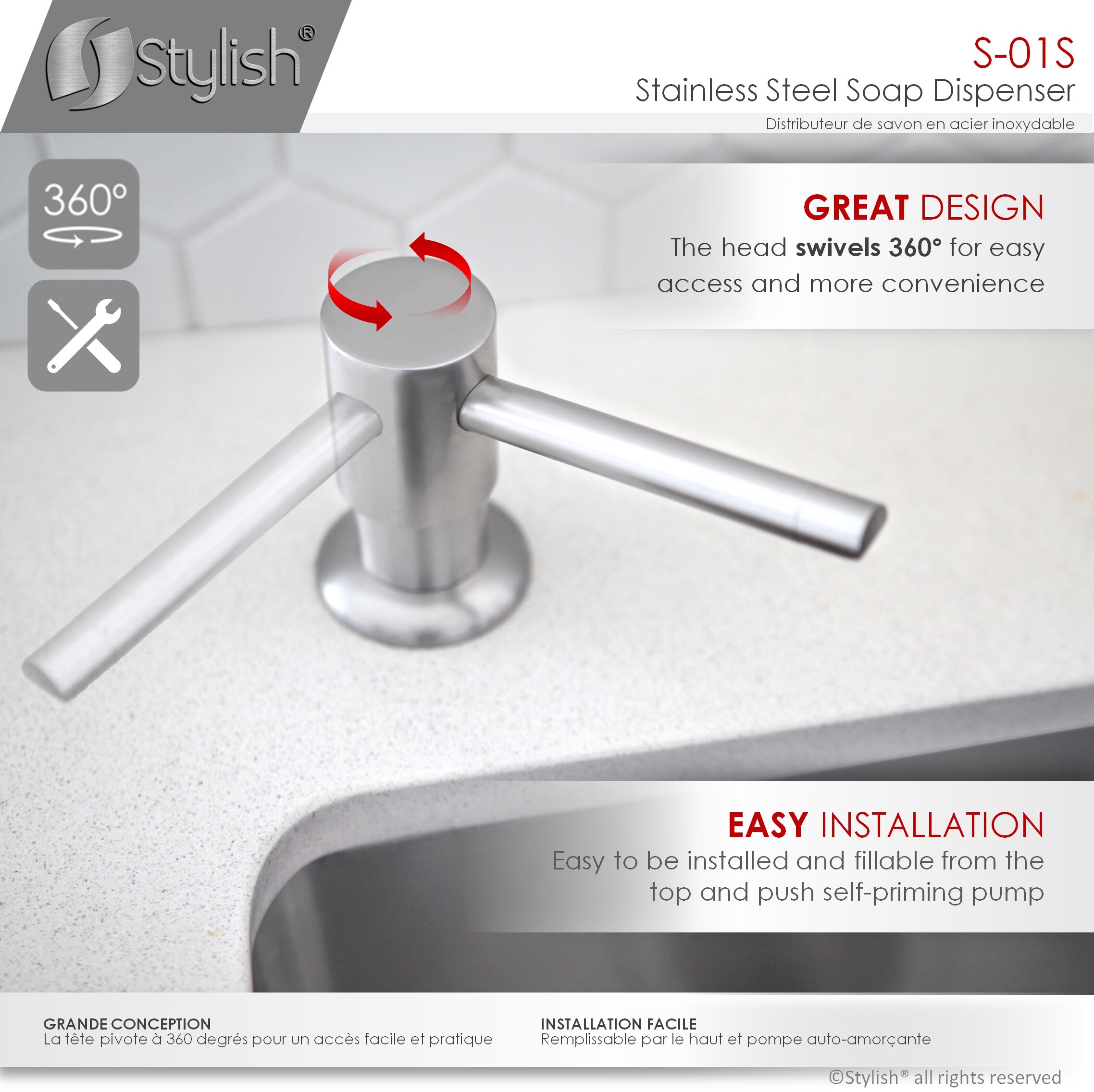 Stylish K130SS01S Kitchen-Faucets - View #9