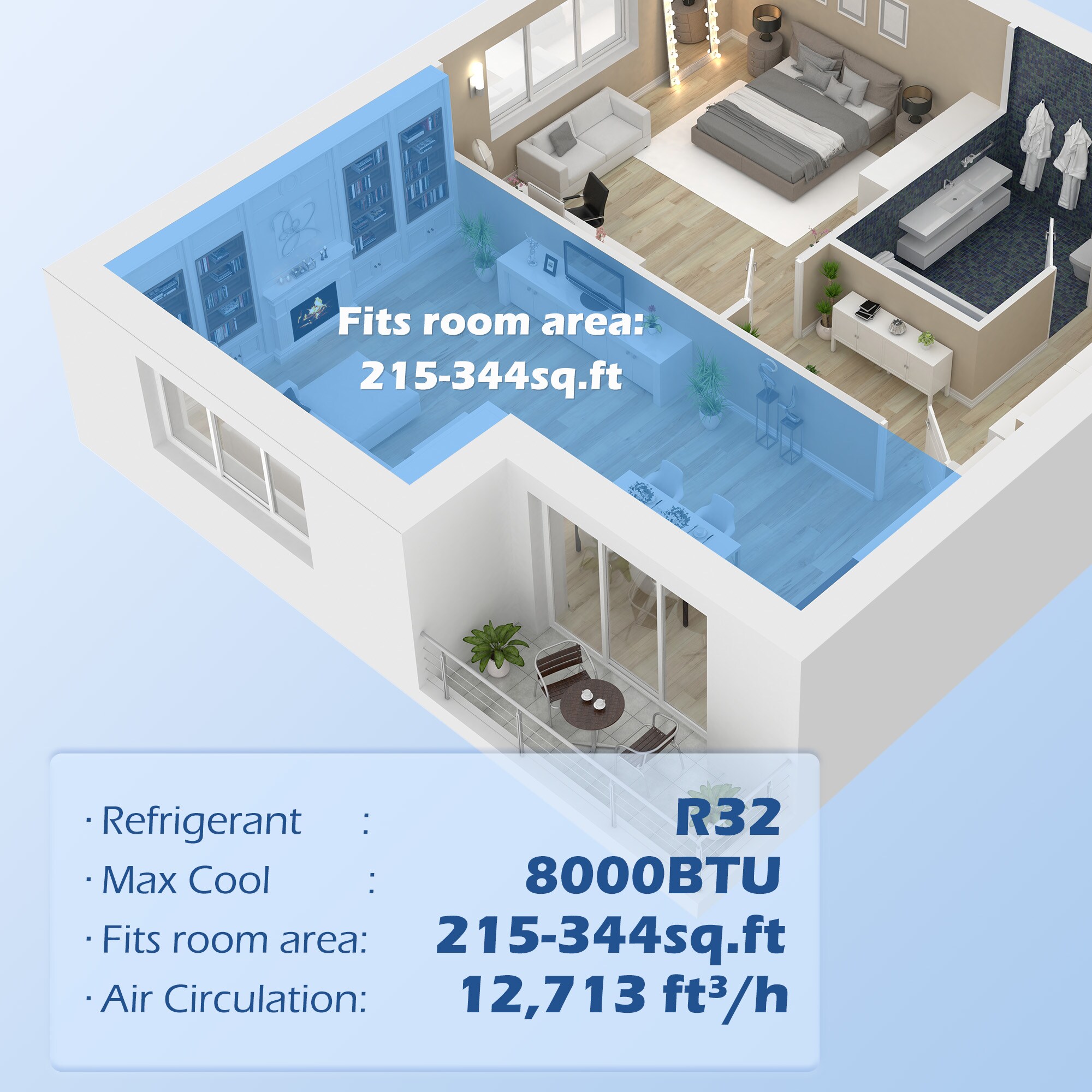 Siavonce XH17683 Portable-Air-Conditioners - View #2