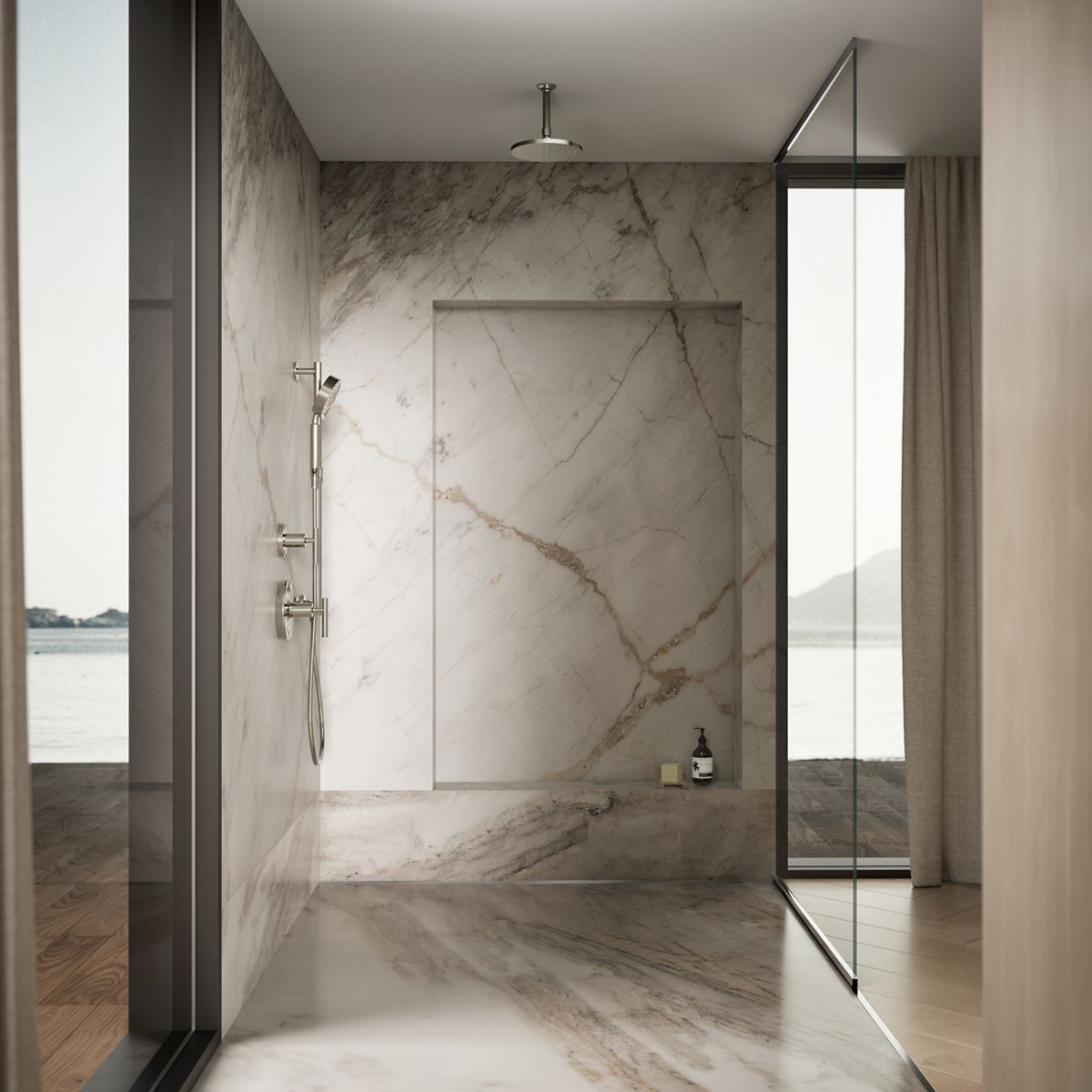 KOHLER K-23219-SN Showerhead-Bar-Panels - View #6