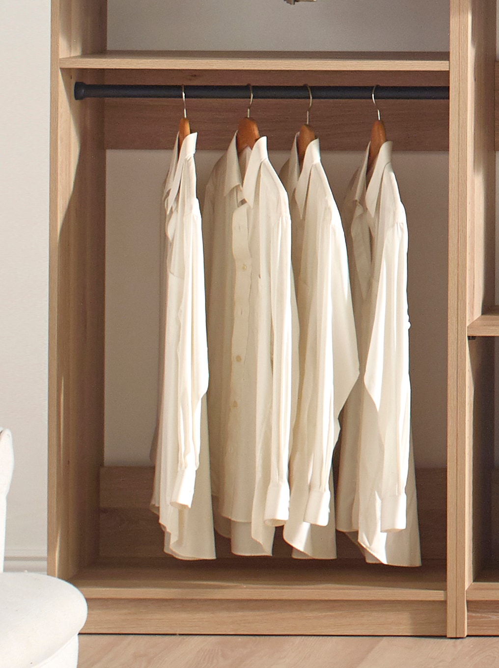 Klair Living PROSPER-ABCDE OAK Wood-Closet-Kits - View #3