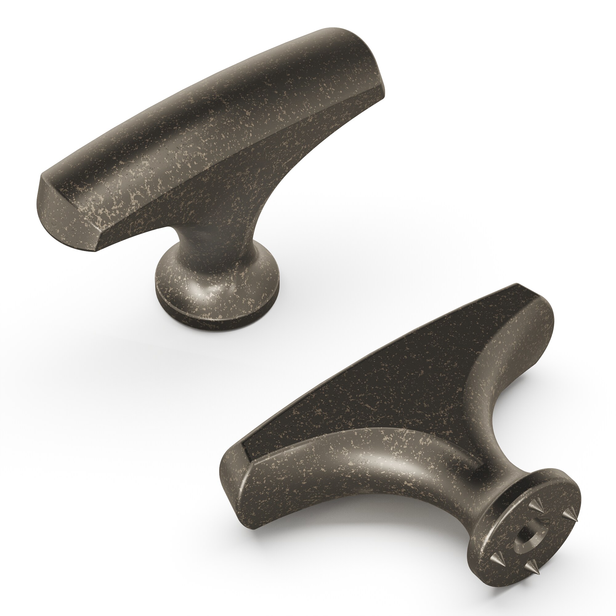 Hickory Hardware P3372-WOA Greenwich 1-3/4-in Windover Antique Rectangular Contemporary Cabinet Knob