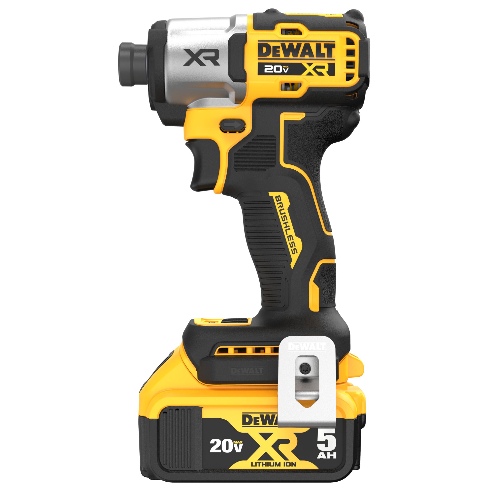 DEWALT XR 20-volt Max 1/4-in Brushless Cordless Impact Driver (2-Batteries  Included, Charger Included and Soft Bag included)