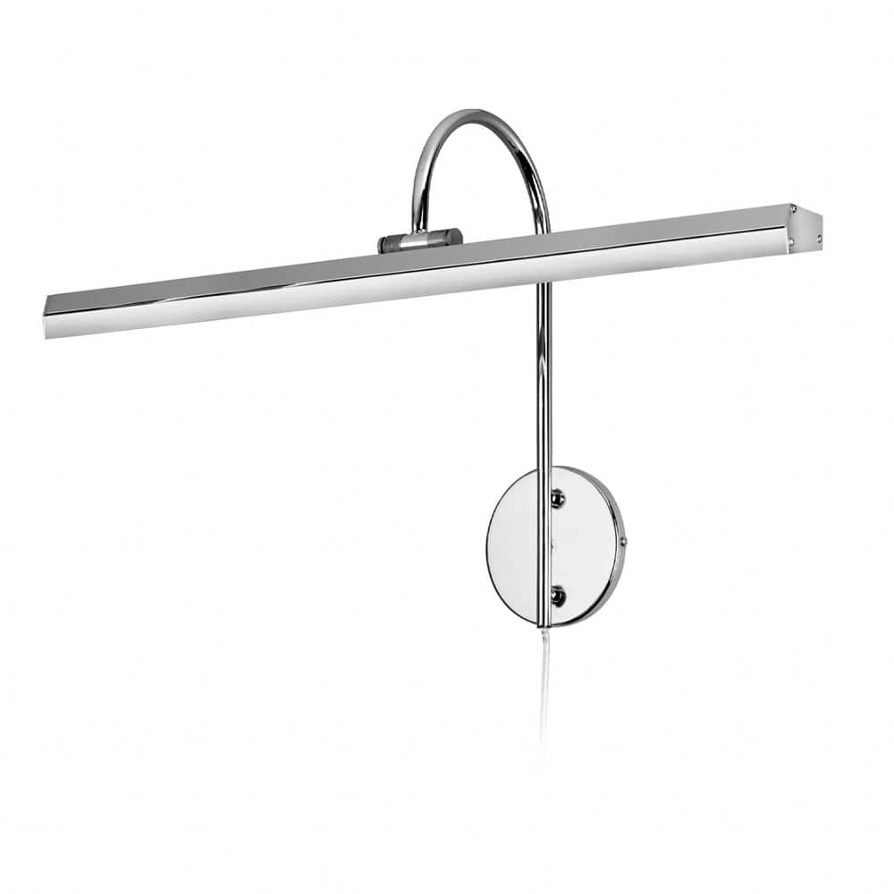 Dainolite A-D-PIC120-23LED-PC Display And Exhibit 1 - Light Polished Chrome Chrome Metal Wall Sconce