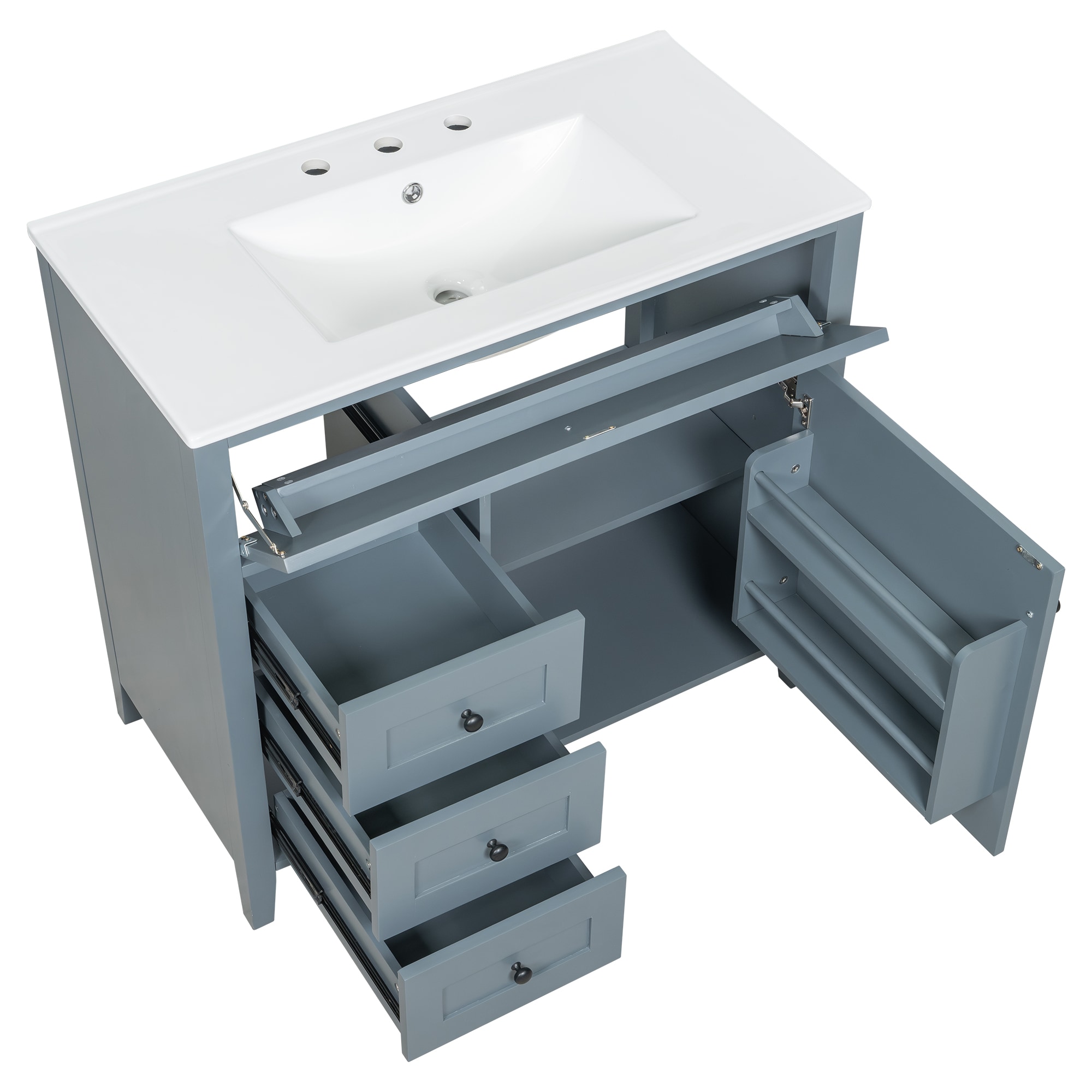 ModernLuxe L3P-N725P350821E Bath-Vanity-Combo - View #14