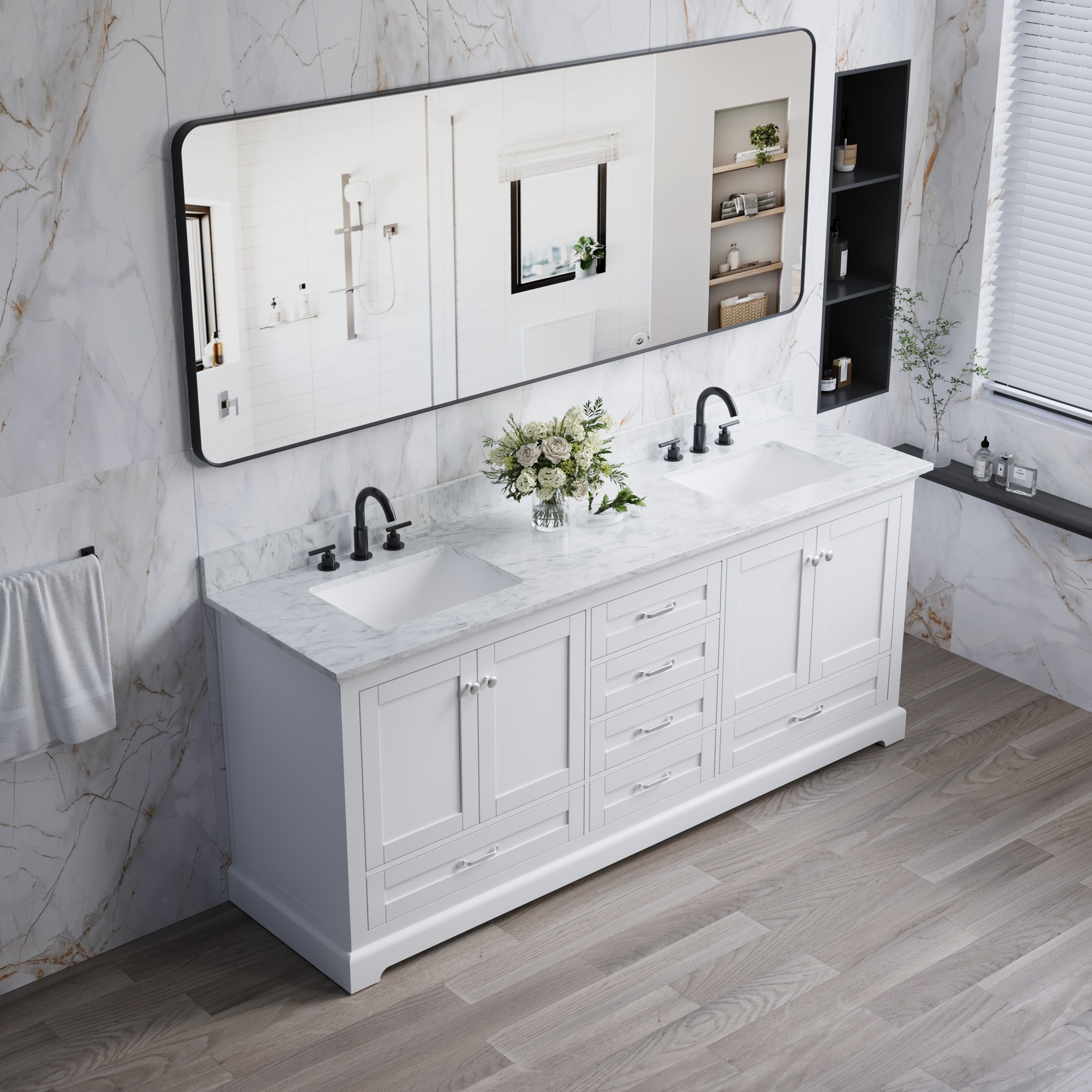 WELLFOR EX-UNBV48BU Bath-Vanity-Combo - View #5