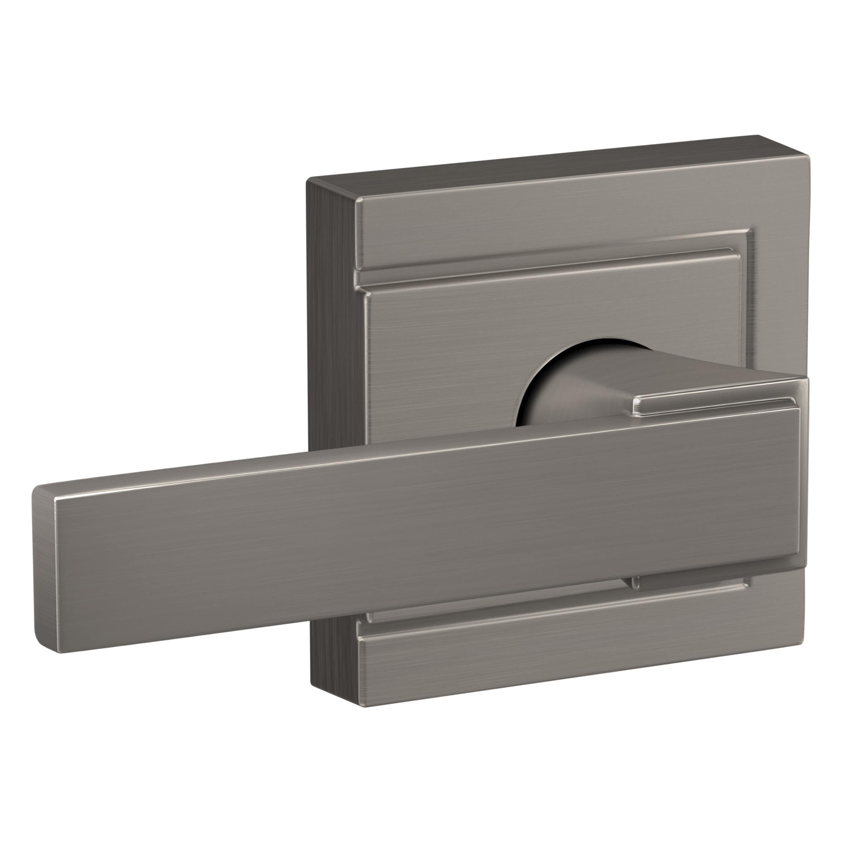 Schlage F10 V NBK 619 ULD F10 Northbrook Satin Nickel Universal Interior Hall/Closet Passage Door Handle