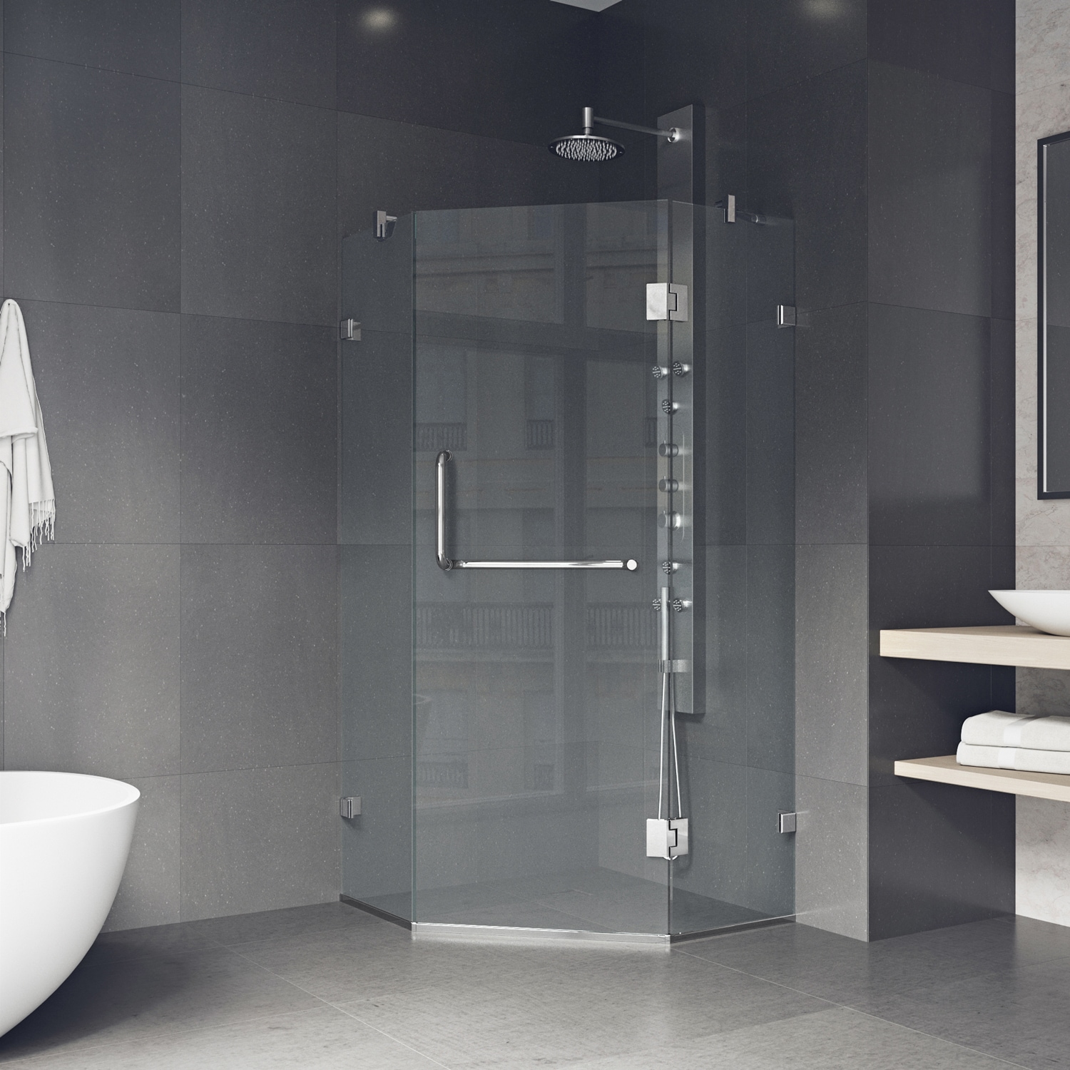 VIGO VG6062CHCL36 Shower-Doors - View #7