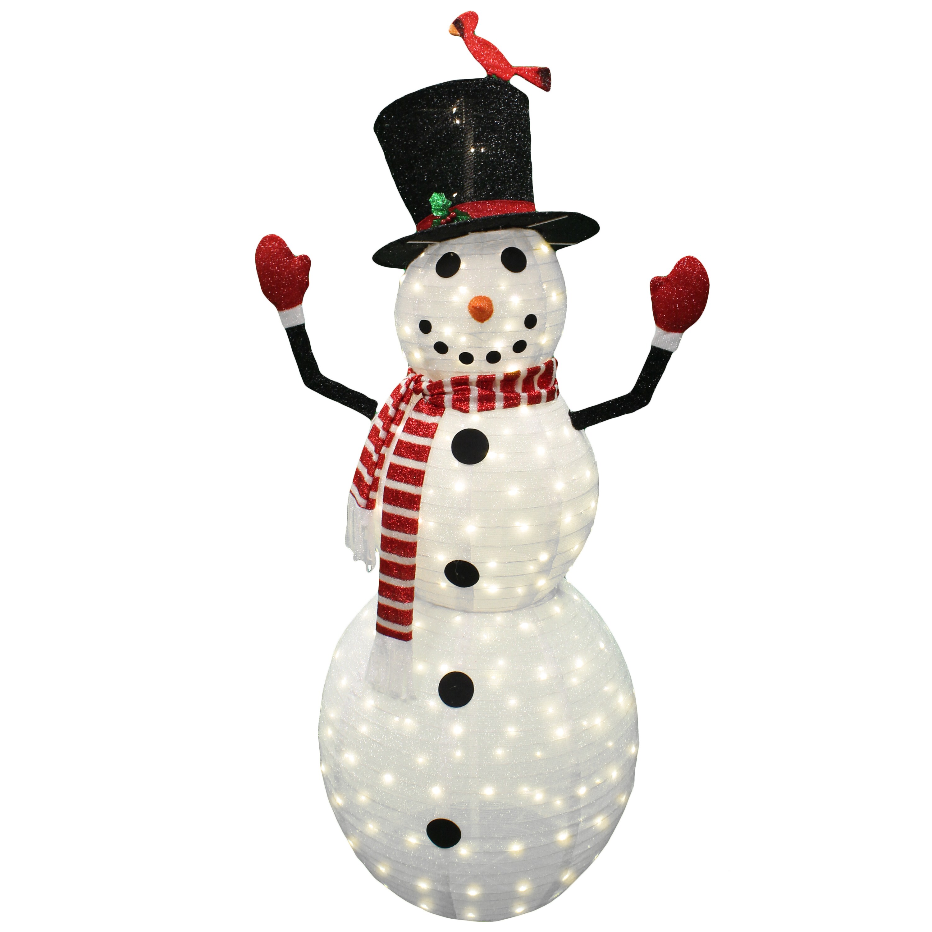 Joiedomi 72-in Snowman Door Decoration with White LED Lights