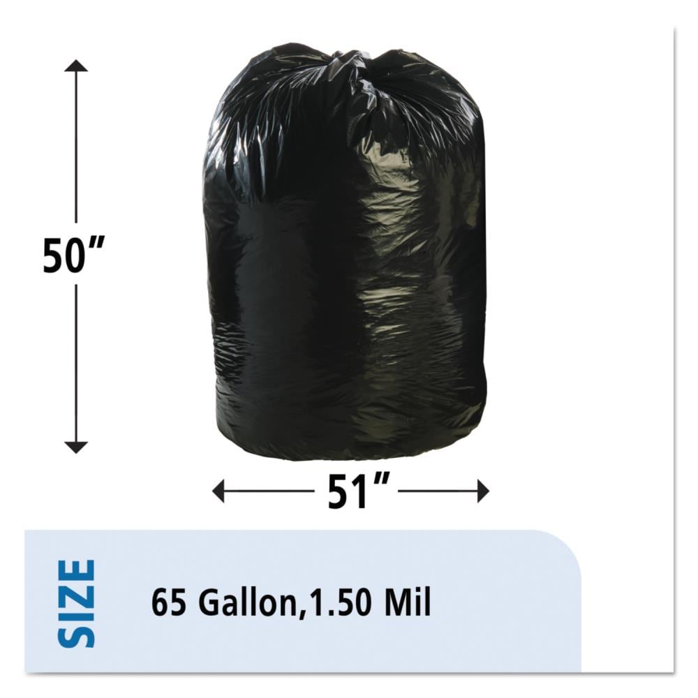 65 Gallon Trash Bags 65 GAL Garbage Bag Can Liners for Rubbermaid