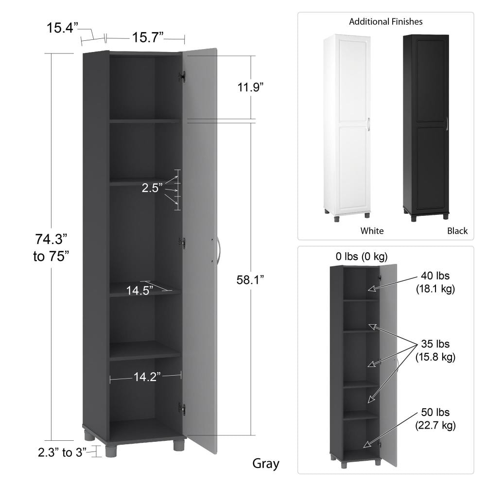 Ameriwood Home 7360414COM Utility-Storage-Cabinets - View #8