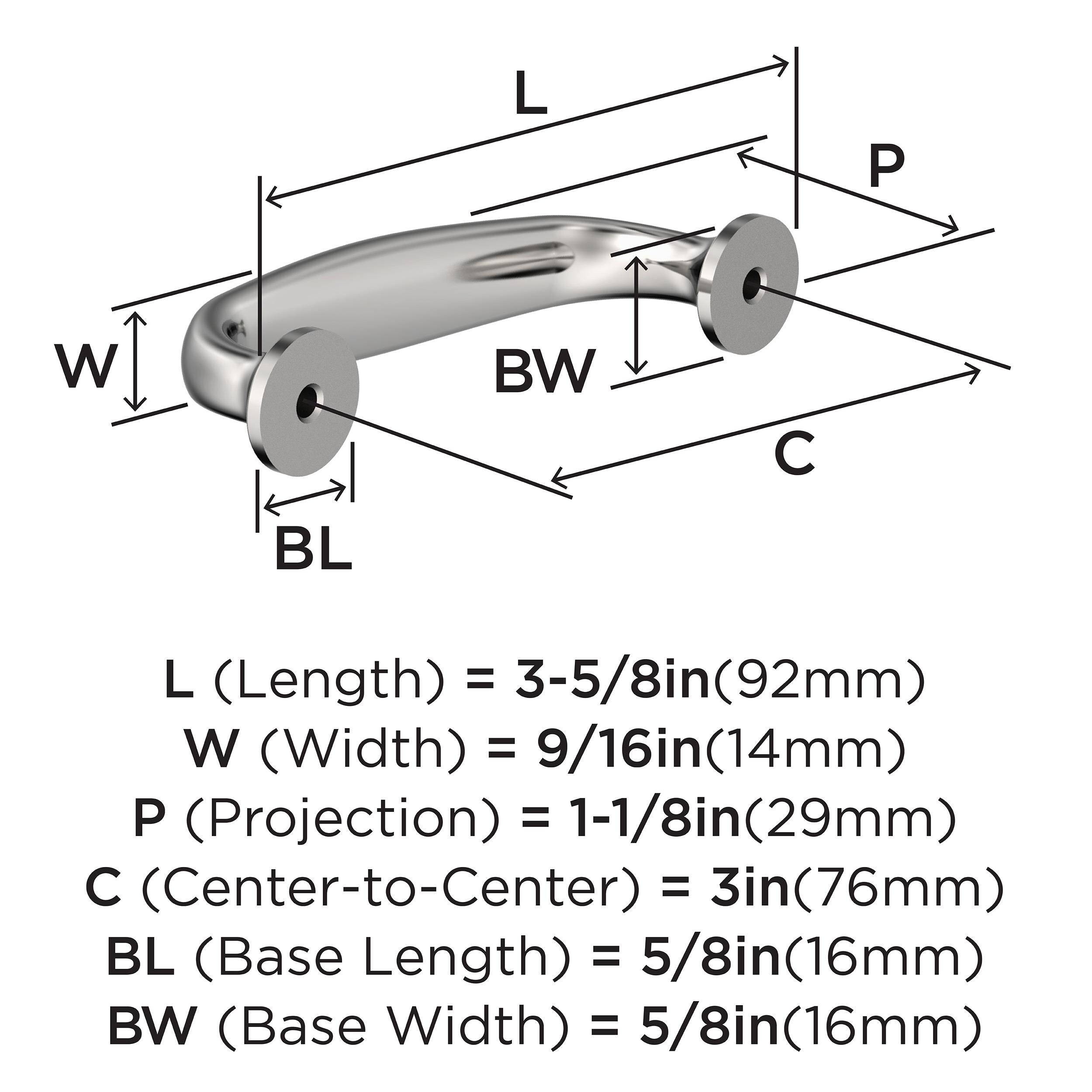 Amerock BP3739526 Cabinet-Pulls - View #5
