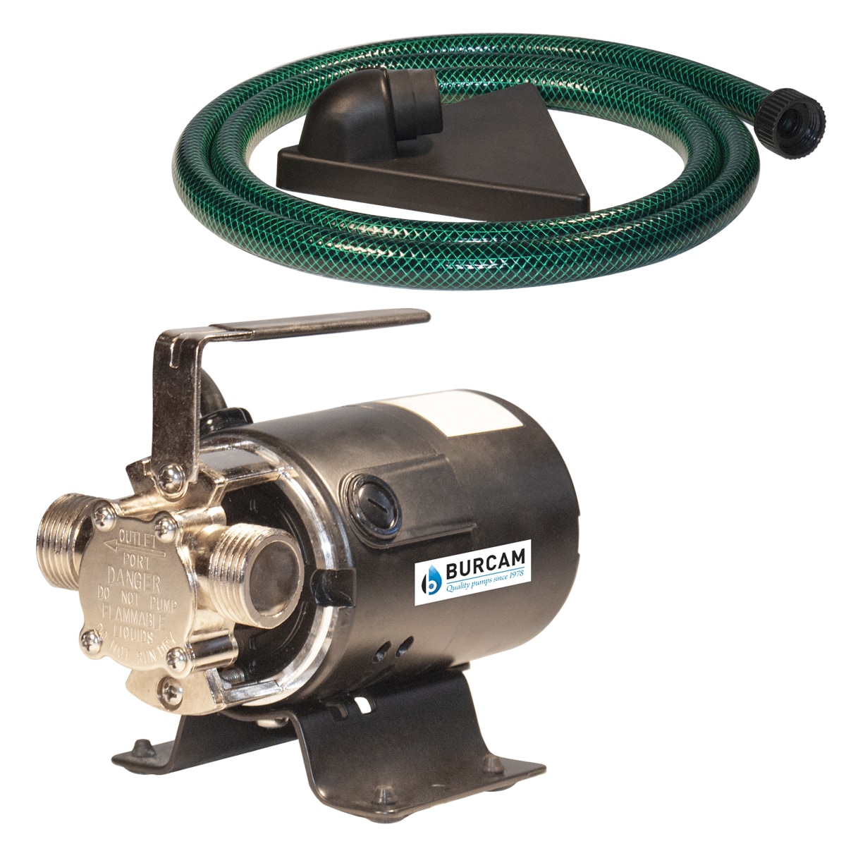 Burcam 1/12-HP 115-Volt Stainless Steel Transfer Pump in the Water Pumps  department at