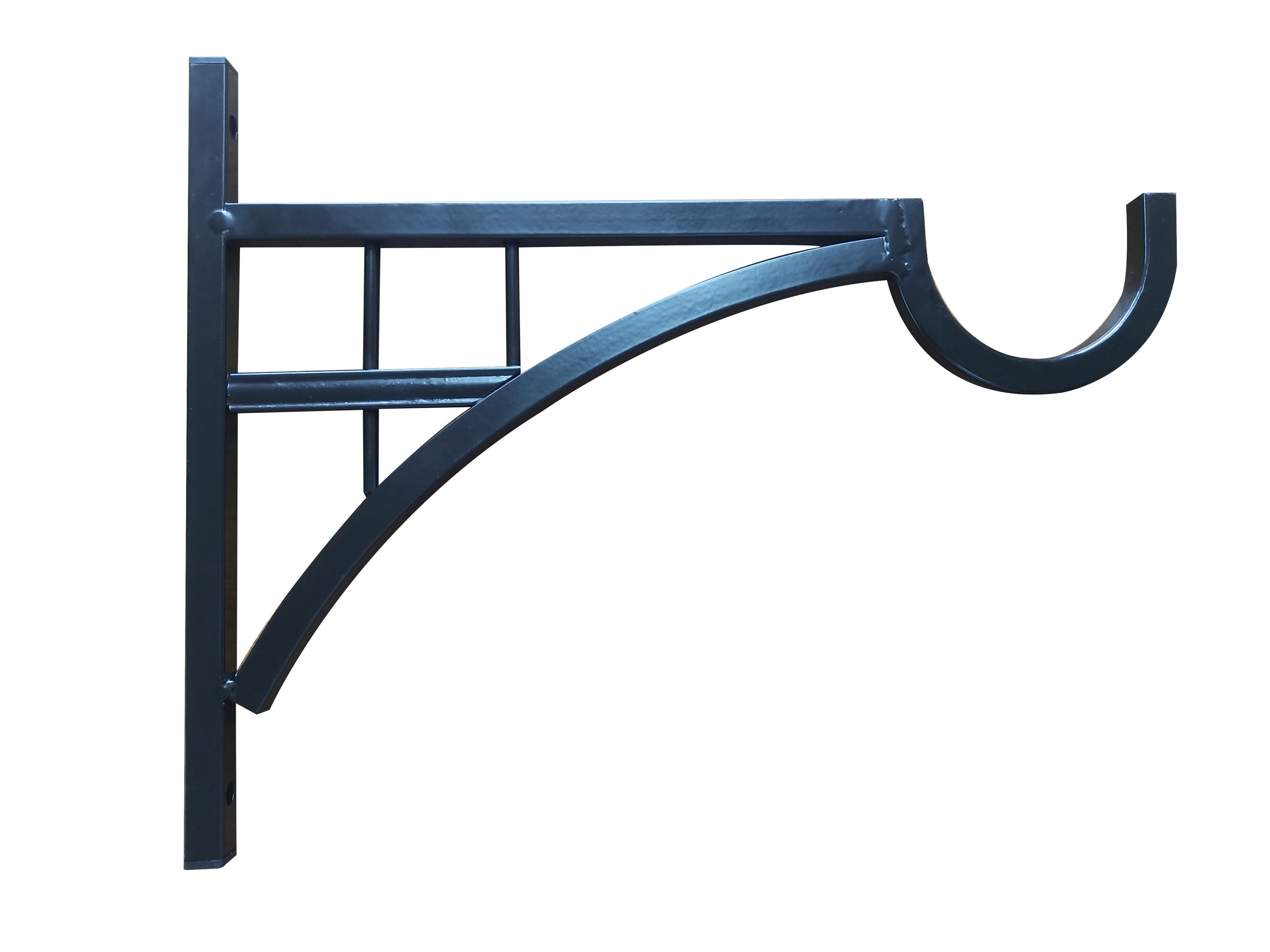 Style Selections 12.48-in Black Iron Basic Plant Hanger in the Plant Hooks  department at