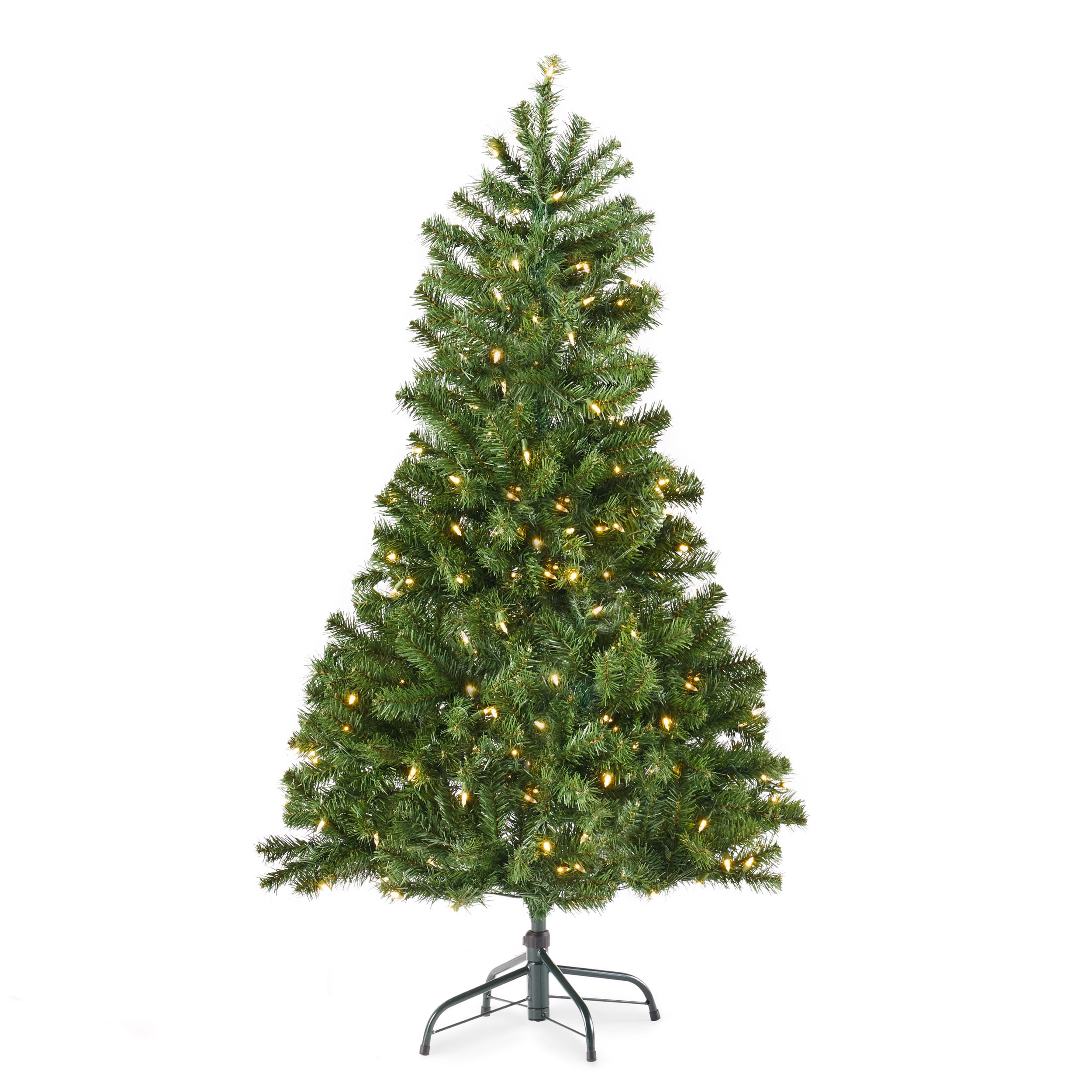 Best Selling Home Decor 4.5-ft Noble Fir Pre-lit Artificial Tree ...