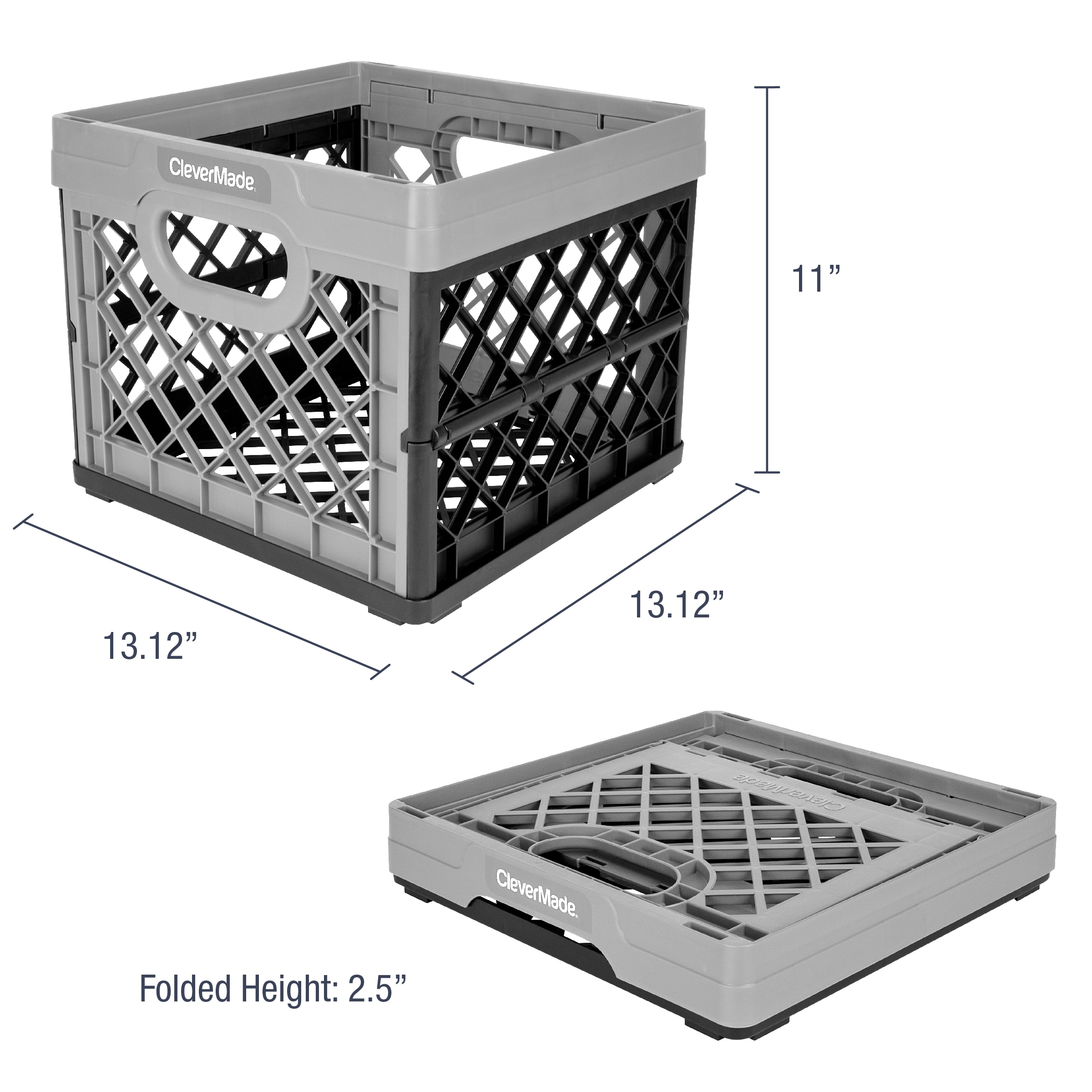 Collapsible Milk Crate by CleverMade Review. 