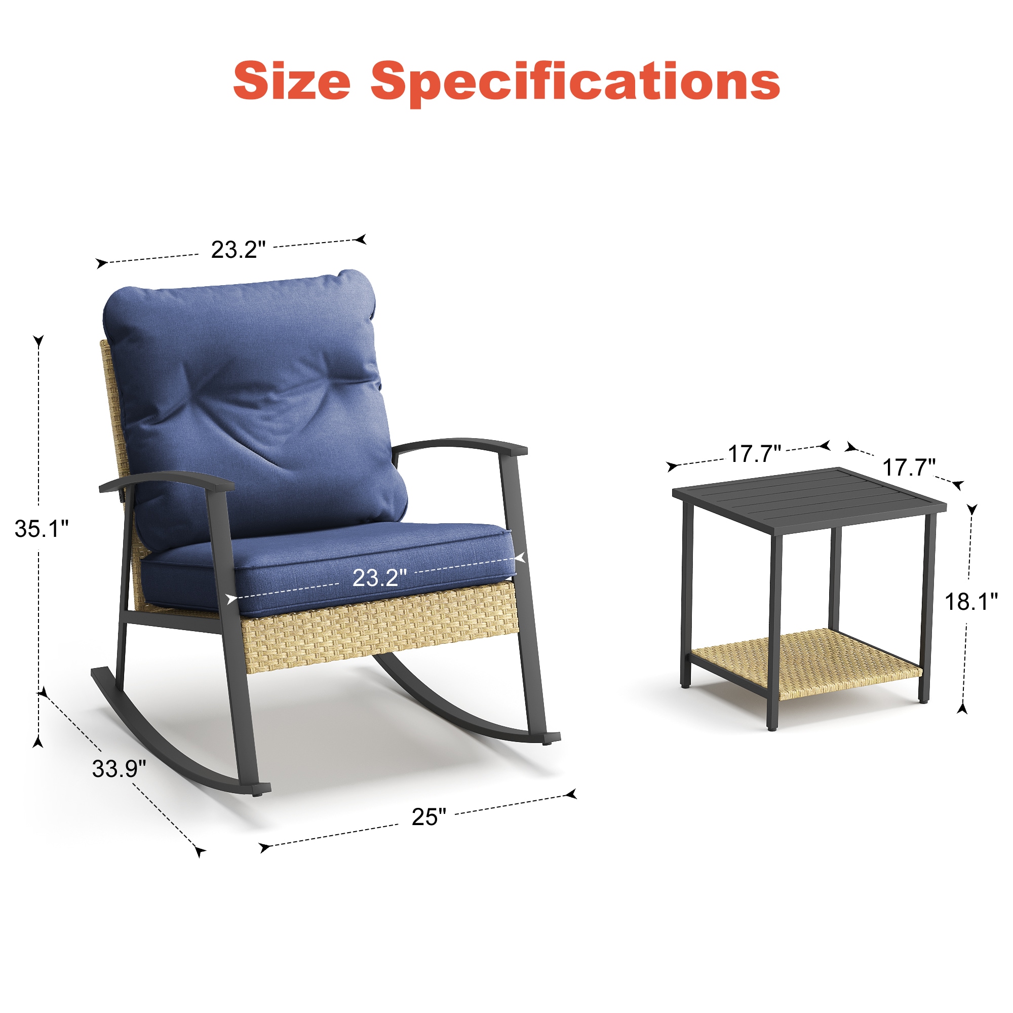 Sonkuki SD-RC-03NY Patio-Chairs - View #2