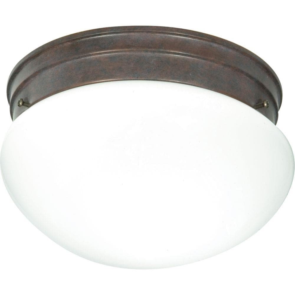 LW-SC511297 2-Light 9.5-in Old Bronze Flush Mount Light