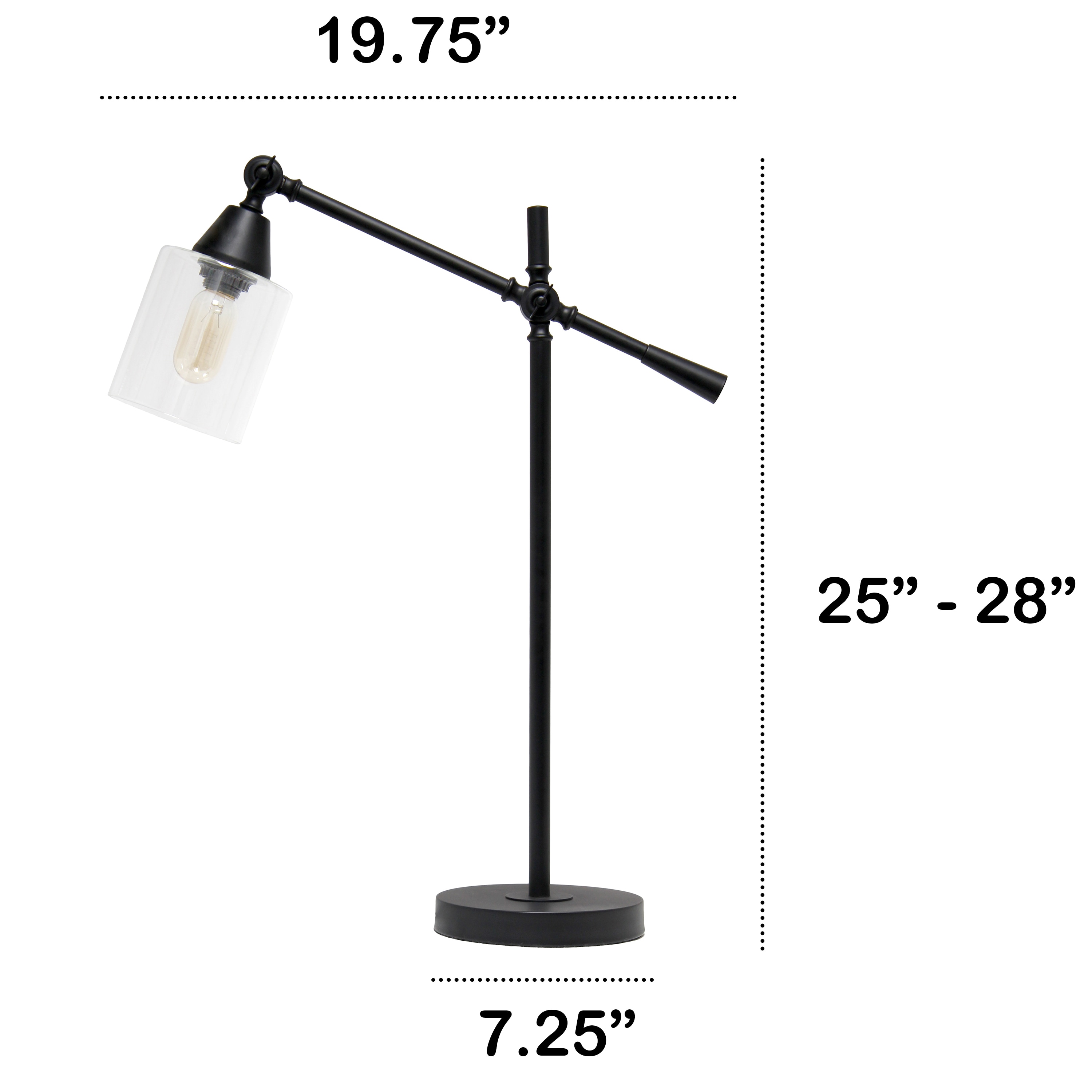 Lalia Home LHD-2001-BK Desk-Table-Lamps - View #2