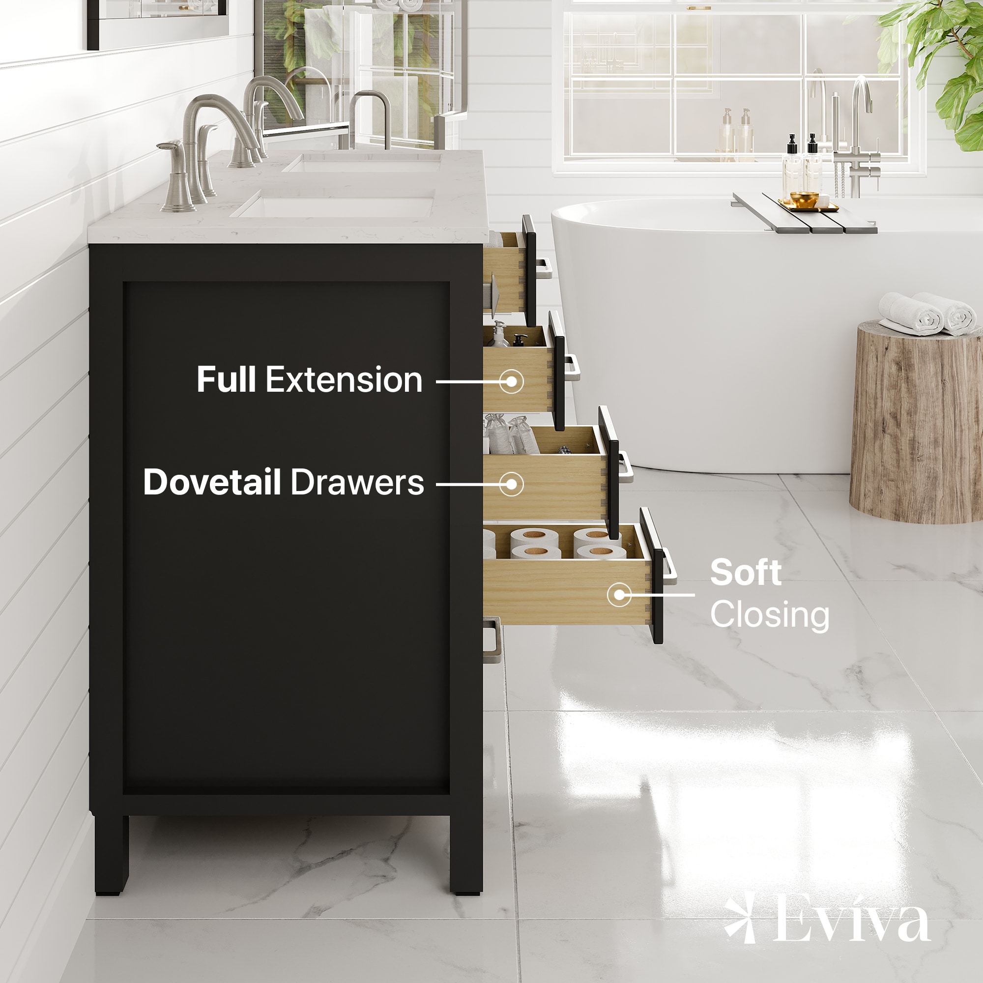 Eviva EVVN412-48ES-DS-Q Bath-Vanity-Combo - View #5