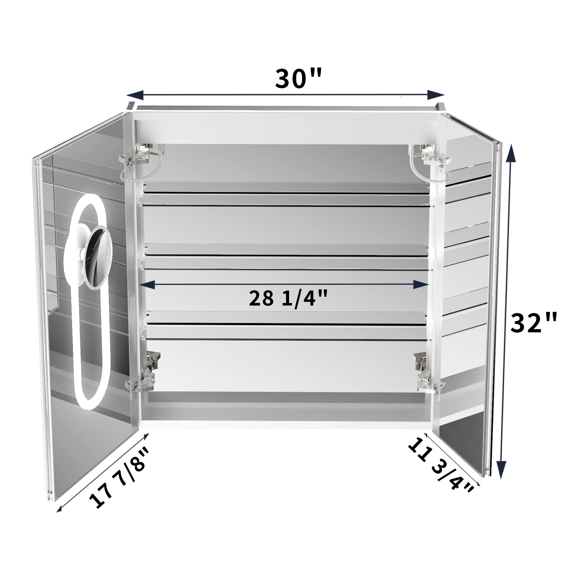 AAZJ JDEX-V12MED3032 Bathroom-Medicine-Cabinets - View #13