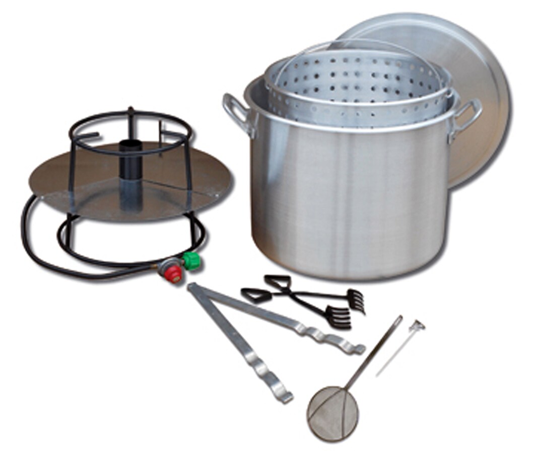 King Kooker #5012- Boiling and Steaming Cooker Package with 50 Qt