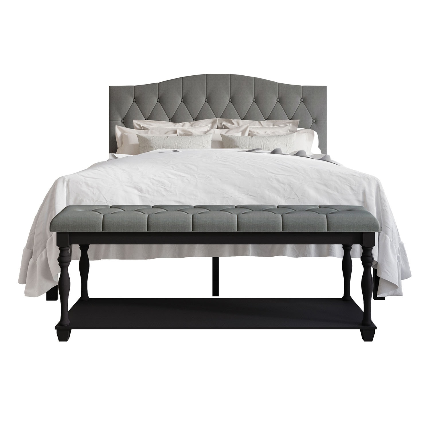 CasePiece C8390QUB-LGY-LN-2X beds - View #4