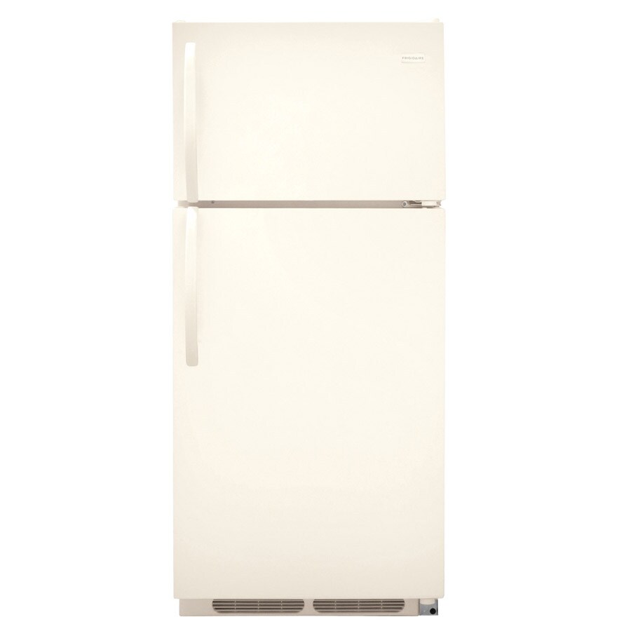 Frigidaire 16 5 Cu Ft Top Freezer Refrigerator Bisque In The Top